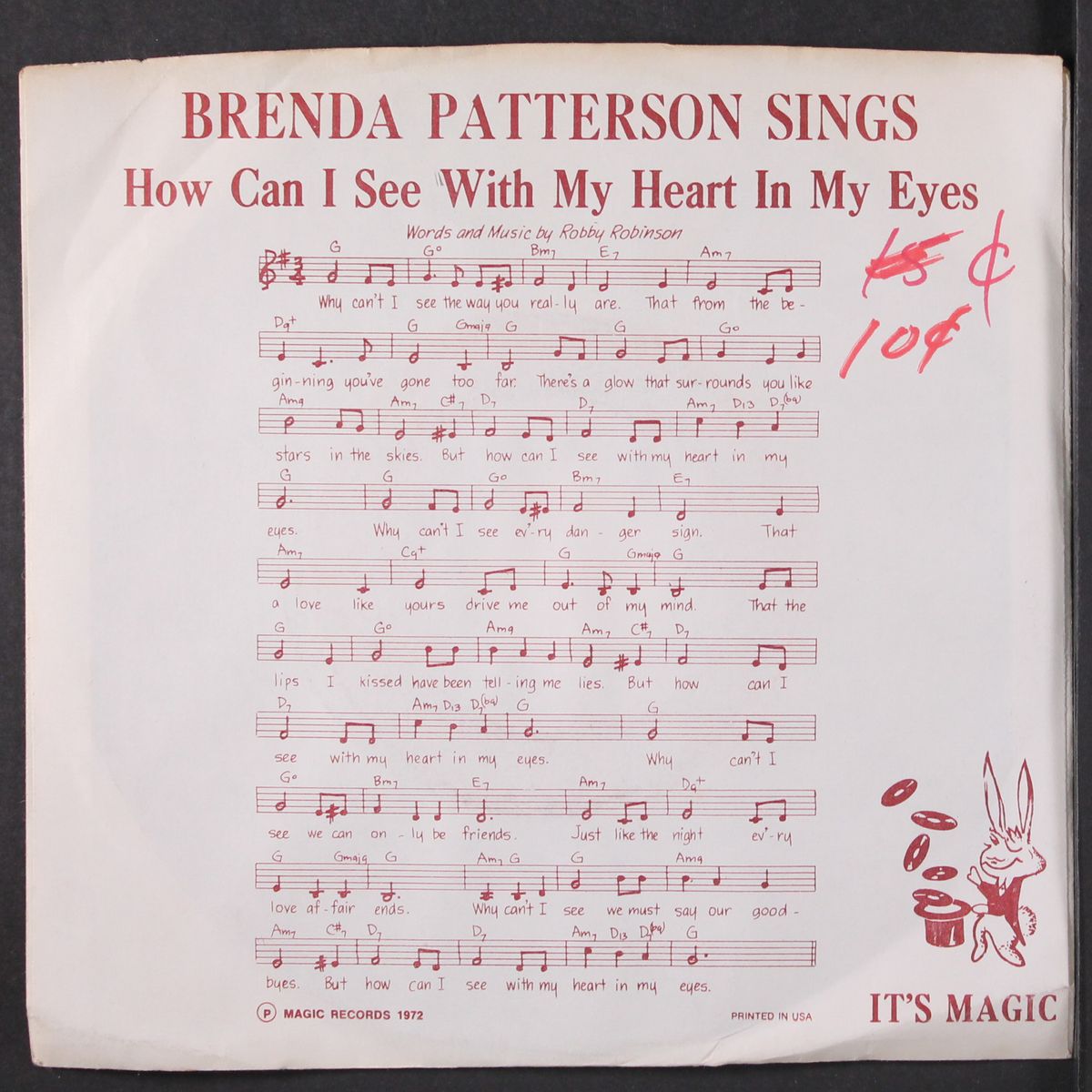 how can i see with my heart in my eyes / call on me by BRENDA PATTERSON