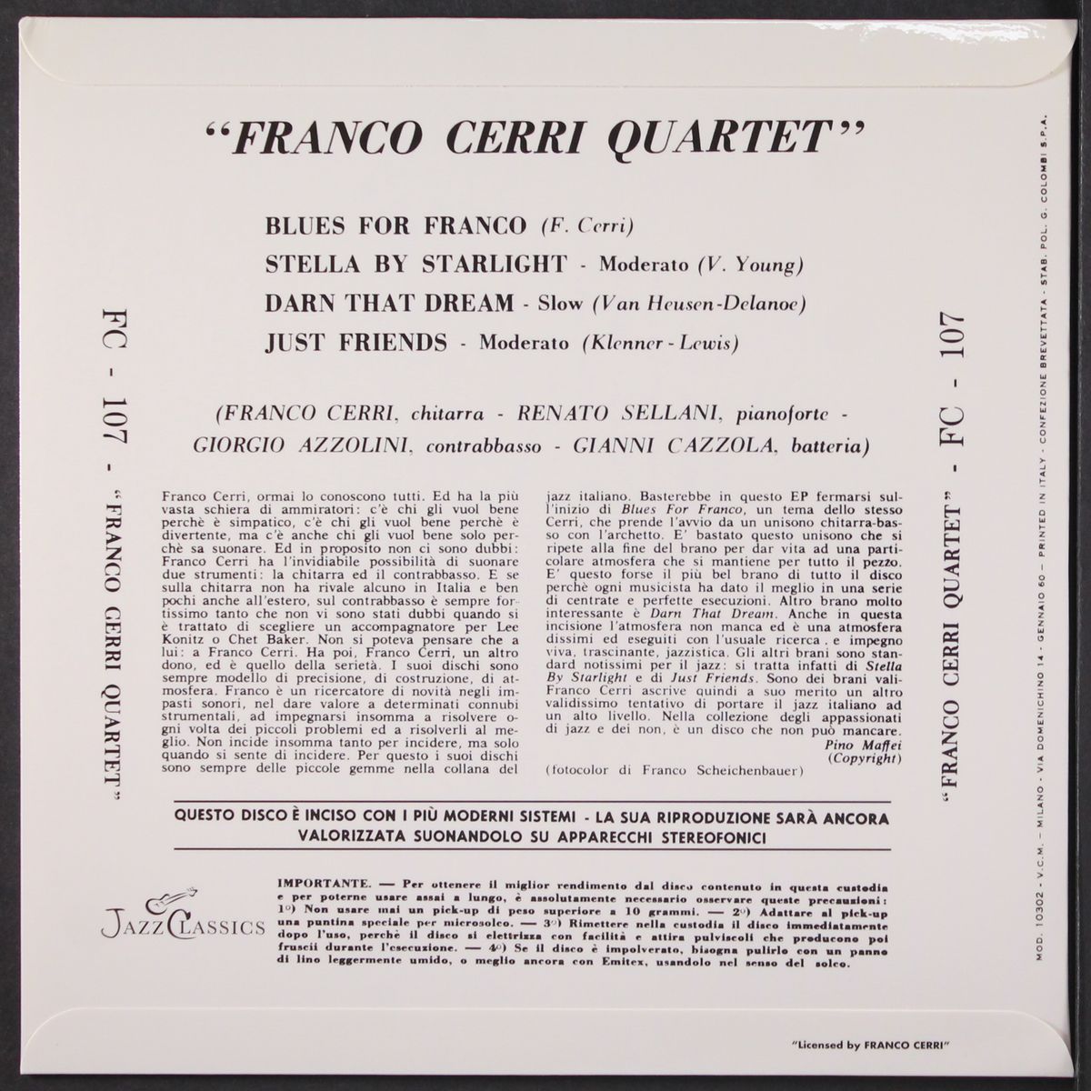 jazzin' with cerri by FRANCO CERRI