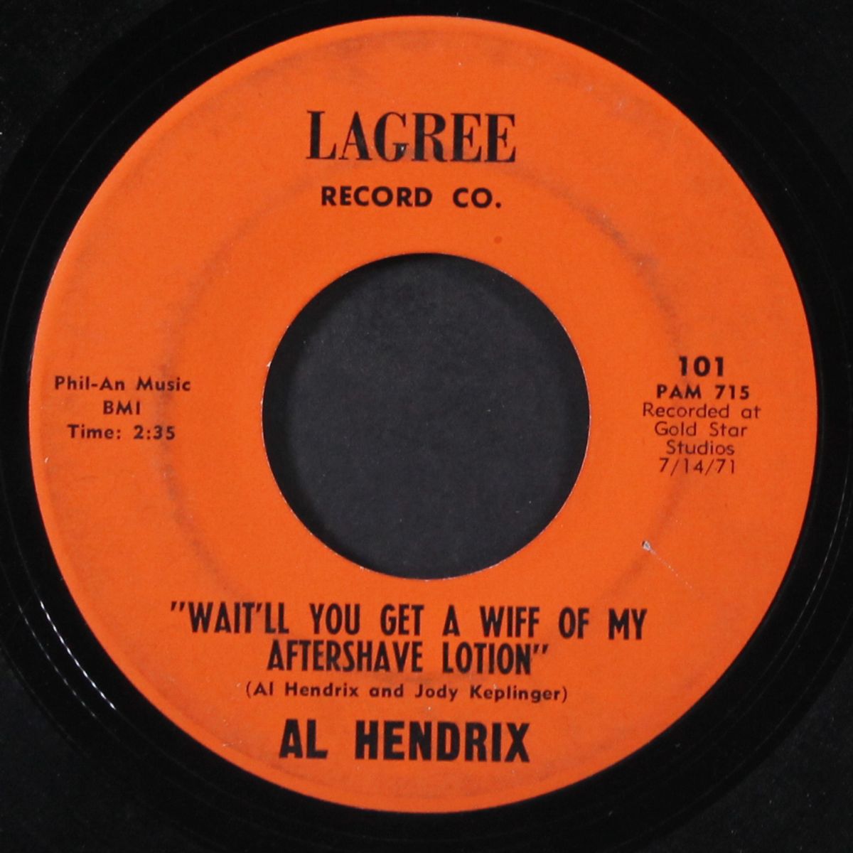 georgia kate / wait'll you get a wiff of my aftershave lotion by AL HENDRIX