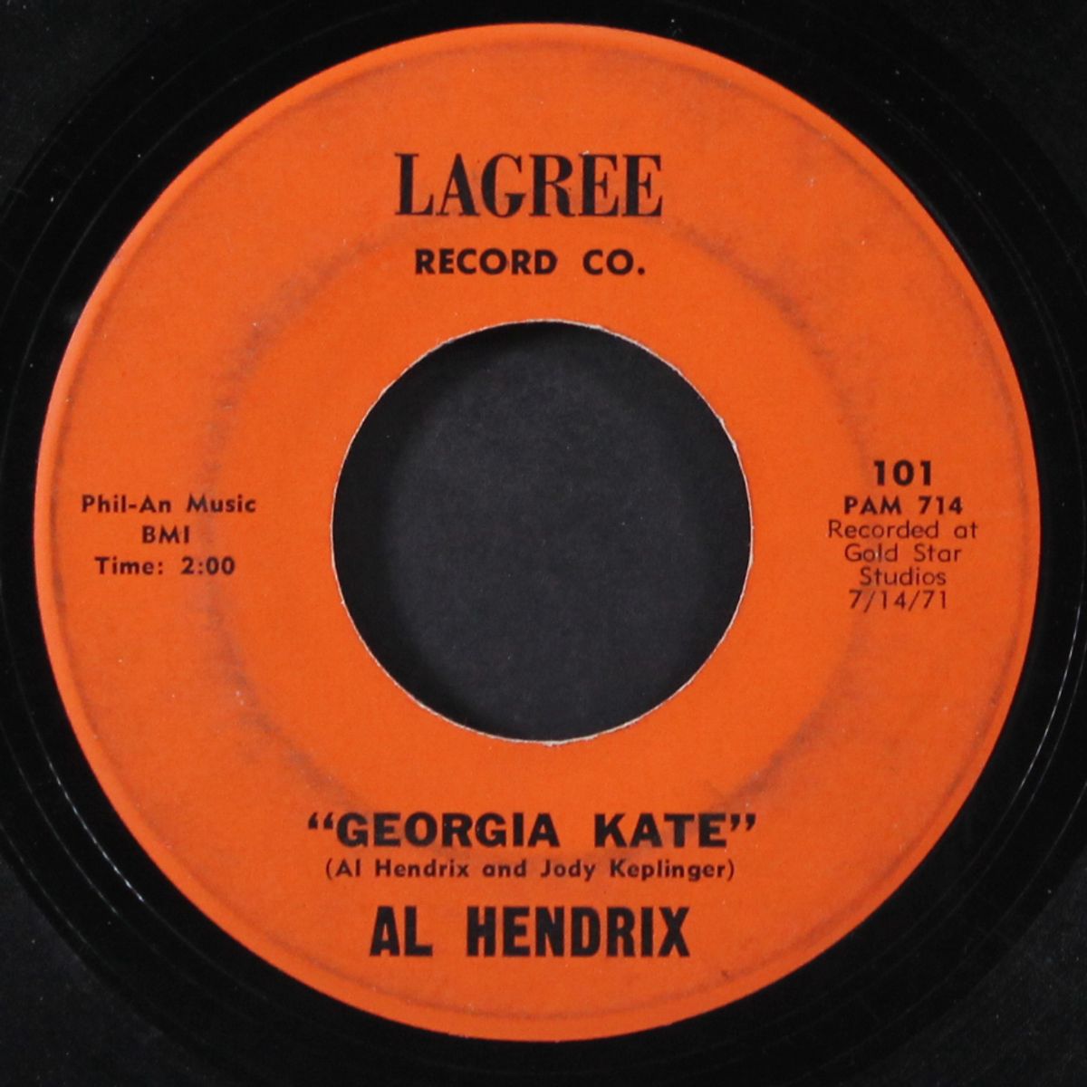 georgia kate / wait'll you get a wiff of my aftershave lotion by AL HENDRIX