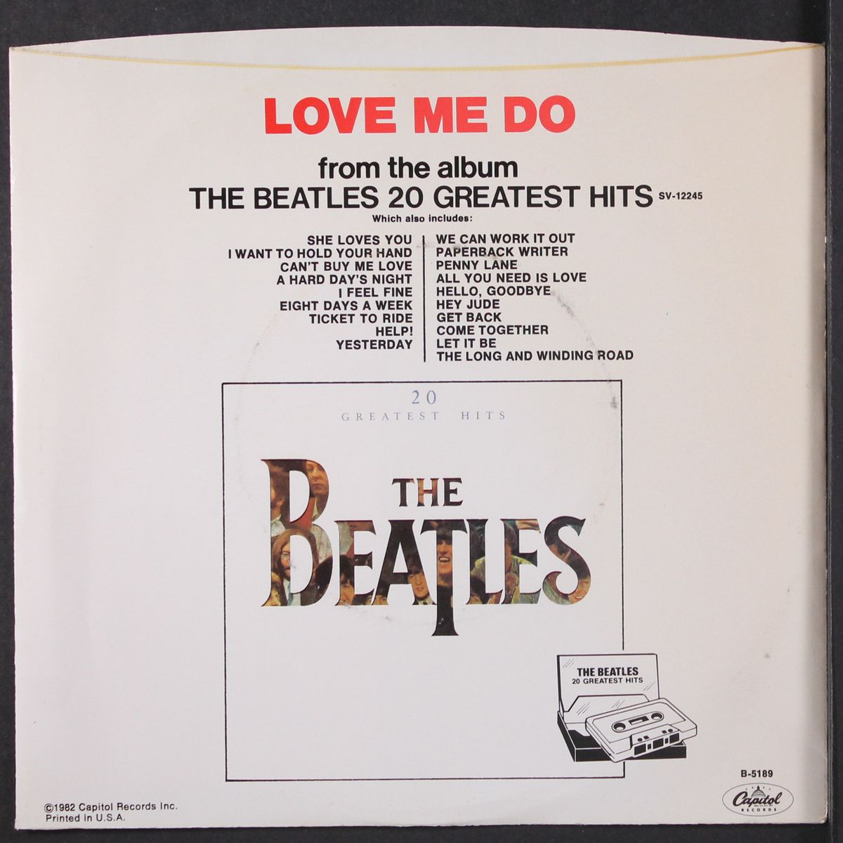 love me do / p.s. i love you by BEATLES