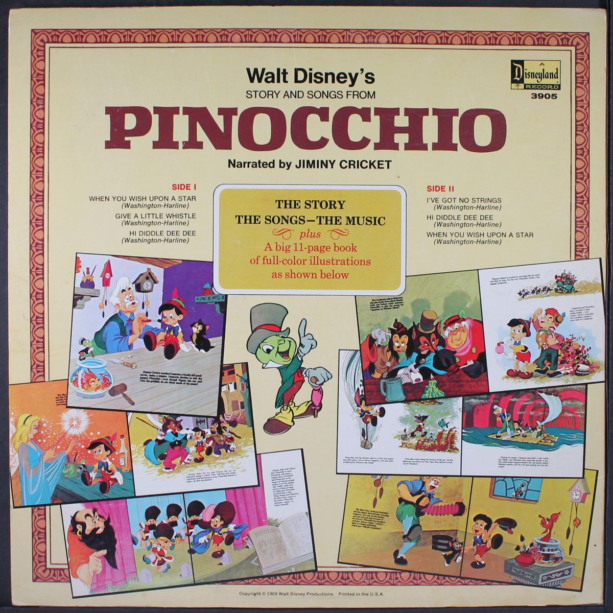 story of pinocchio by WALT DISNEY