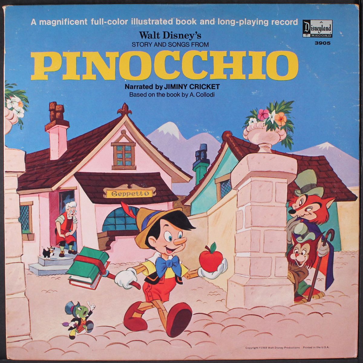 story of pinocchio by WALT DISNEY