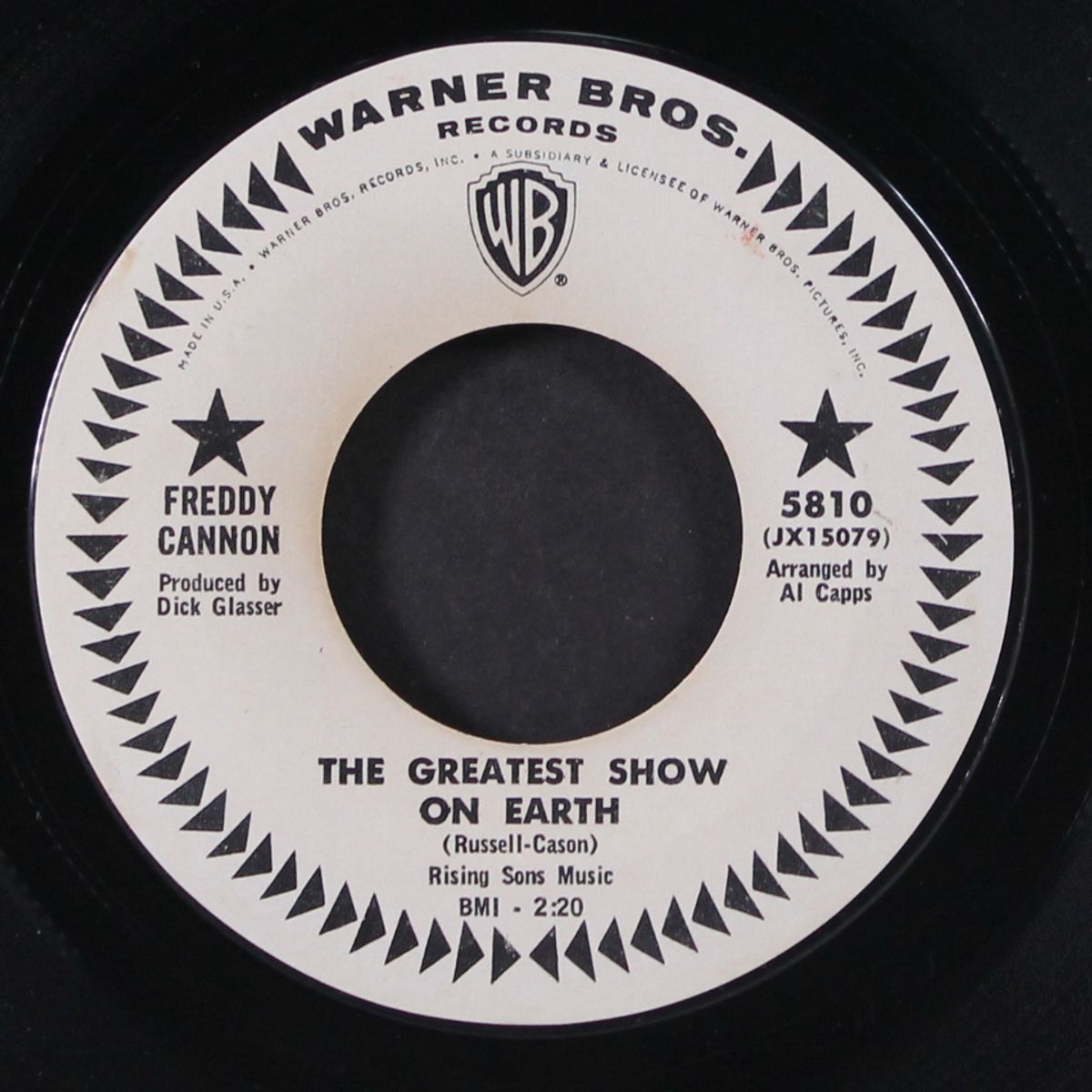 the greatest show on earth / hokie pokie girl by FREDDY CANNON