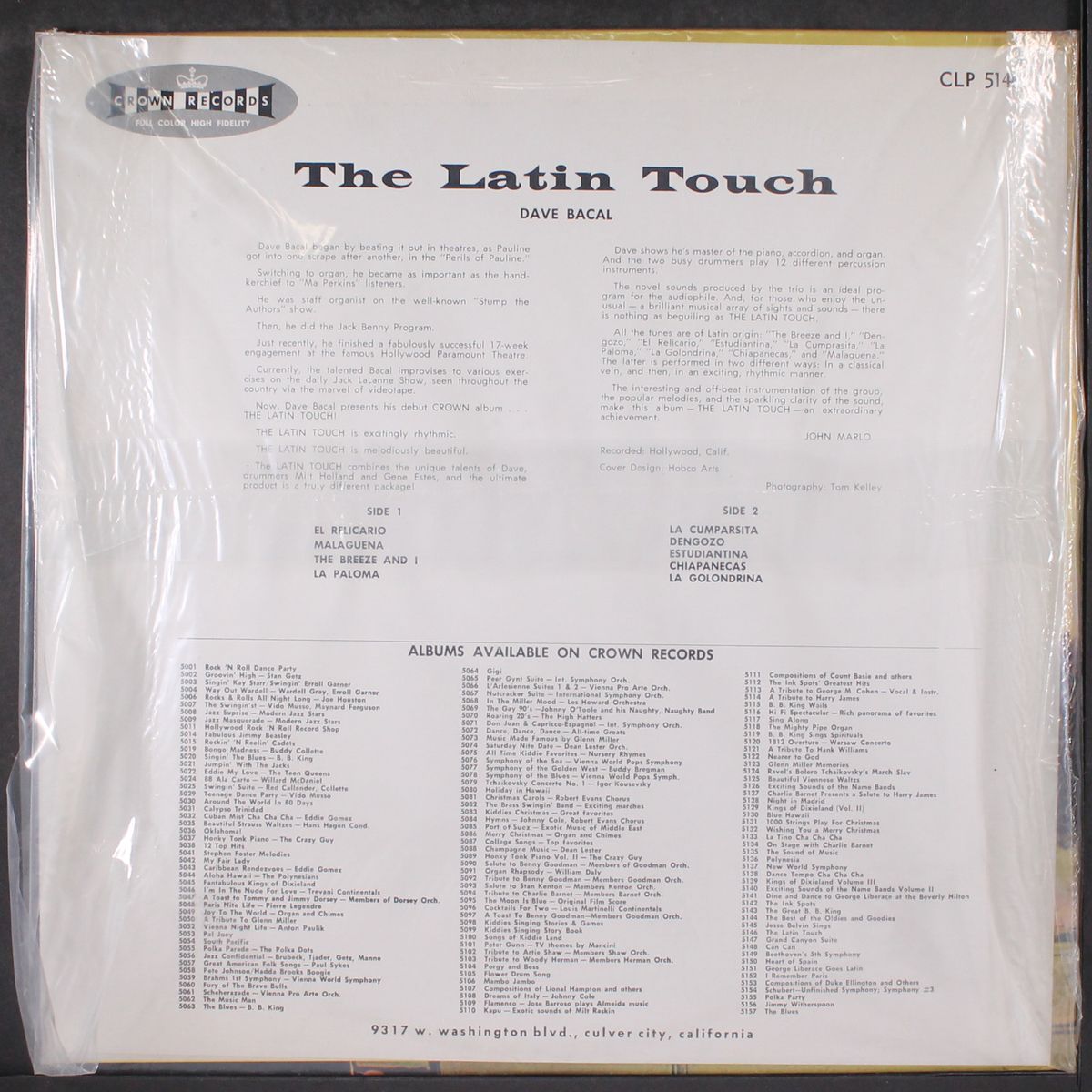 latin touch by DAVE BACAL