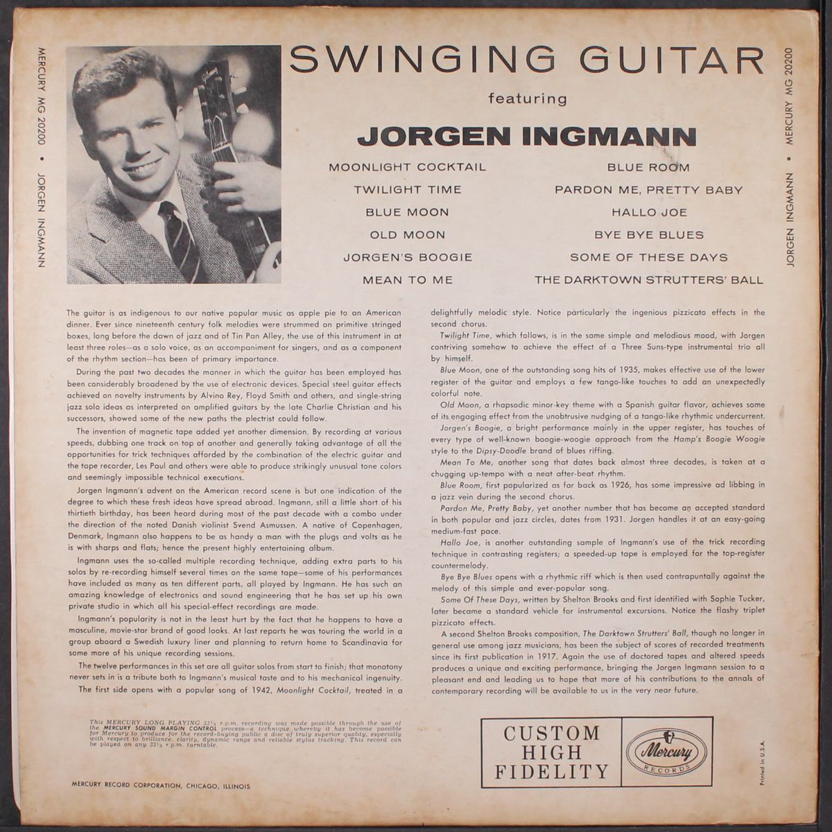 swinging guitar by JORGEN INGMANN