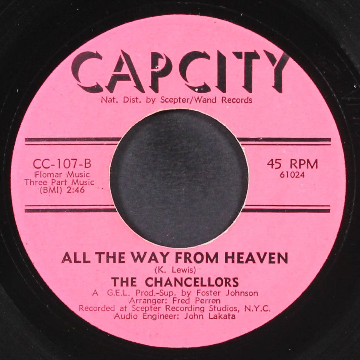 sad avenue / all the way from heaven by CHANCELLORS