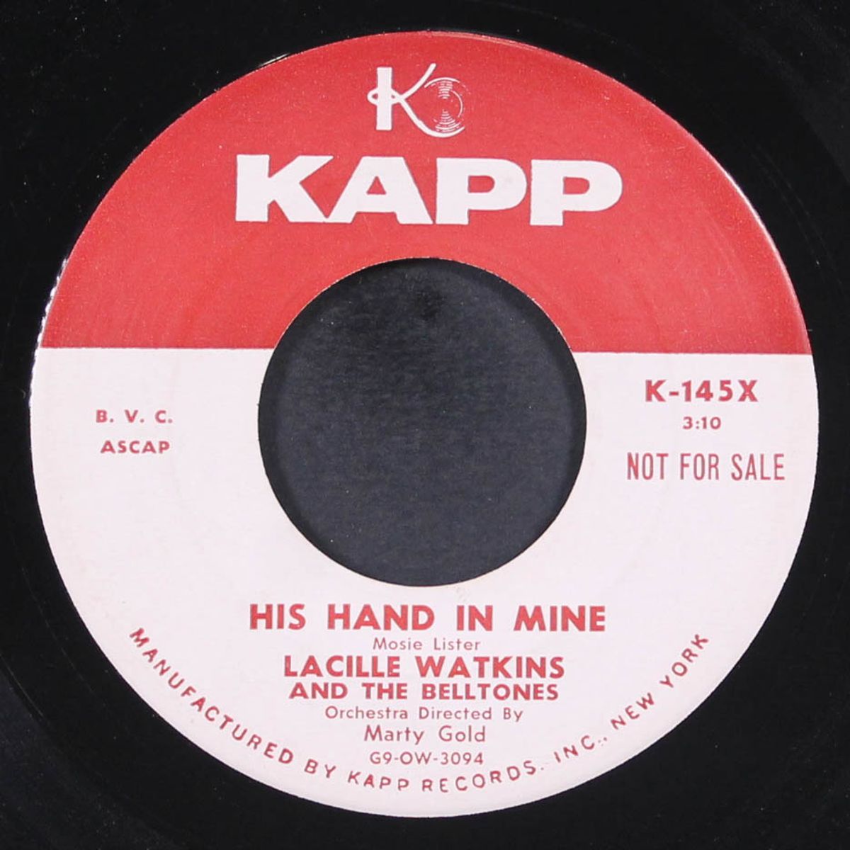 maybe you'll be there / his hand in mine by LACILLE WATKINS & BELLTONES