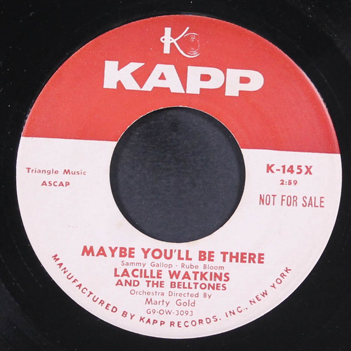 maybe you'll be there / his hand in mine by LACILLE WATKINS & BELLTONES