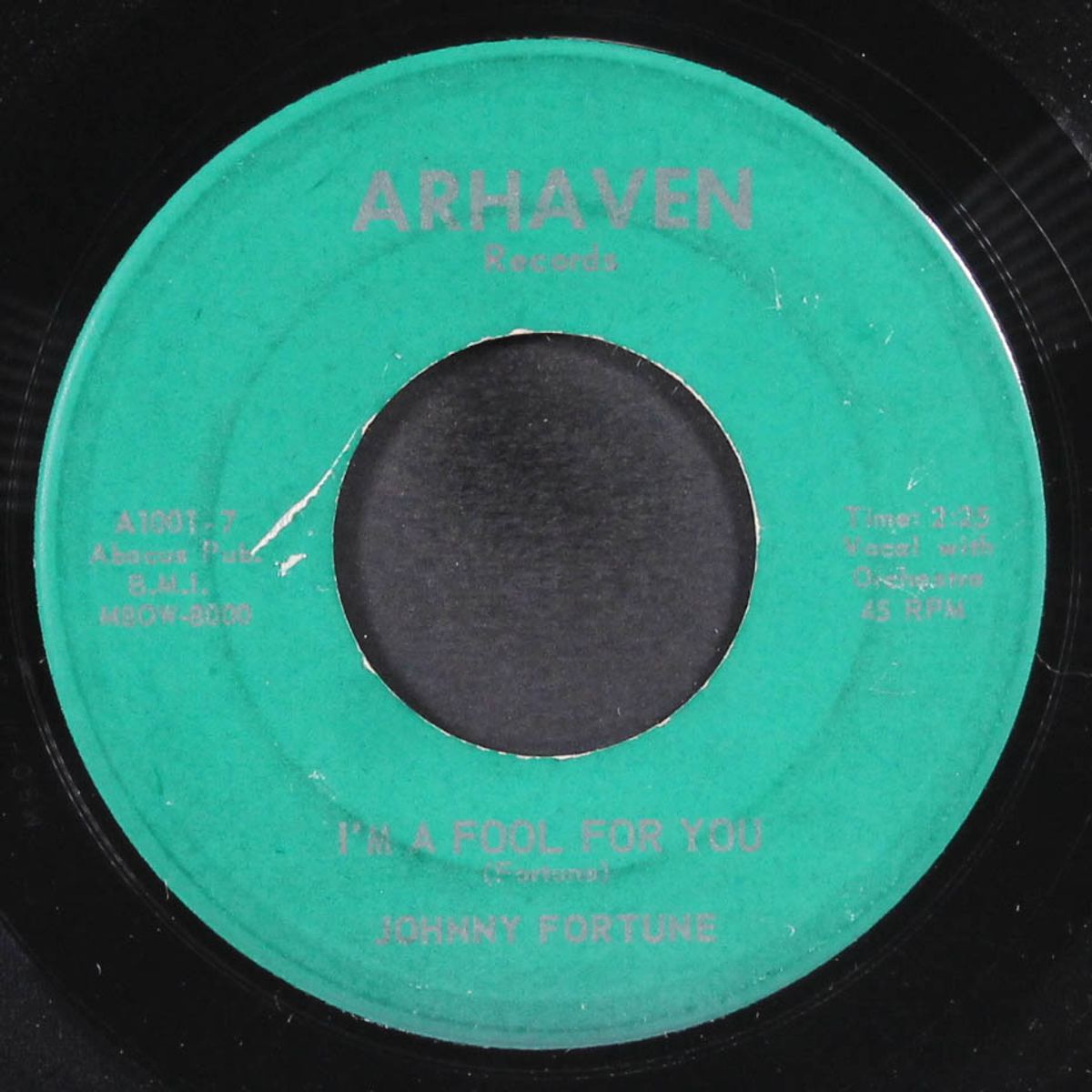 gee but i miss you / i'm a fool for you by JOHNNY FORTUNE