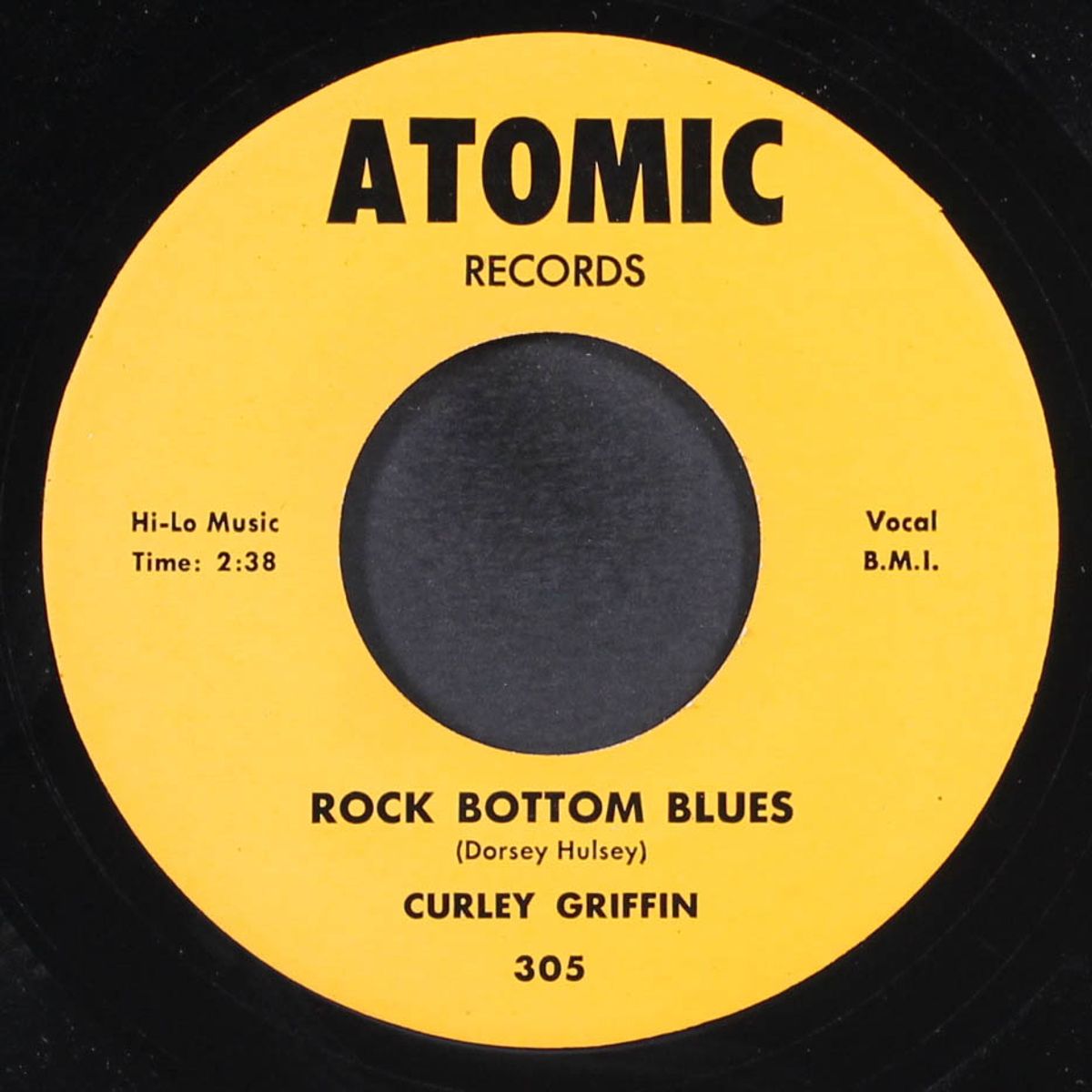 got rockin' on my mind / rock bottom blues by CURLEY GRIFFIN