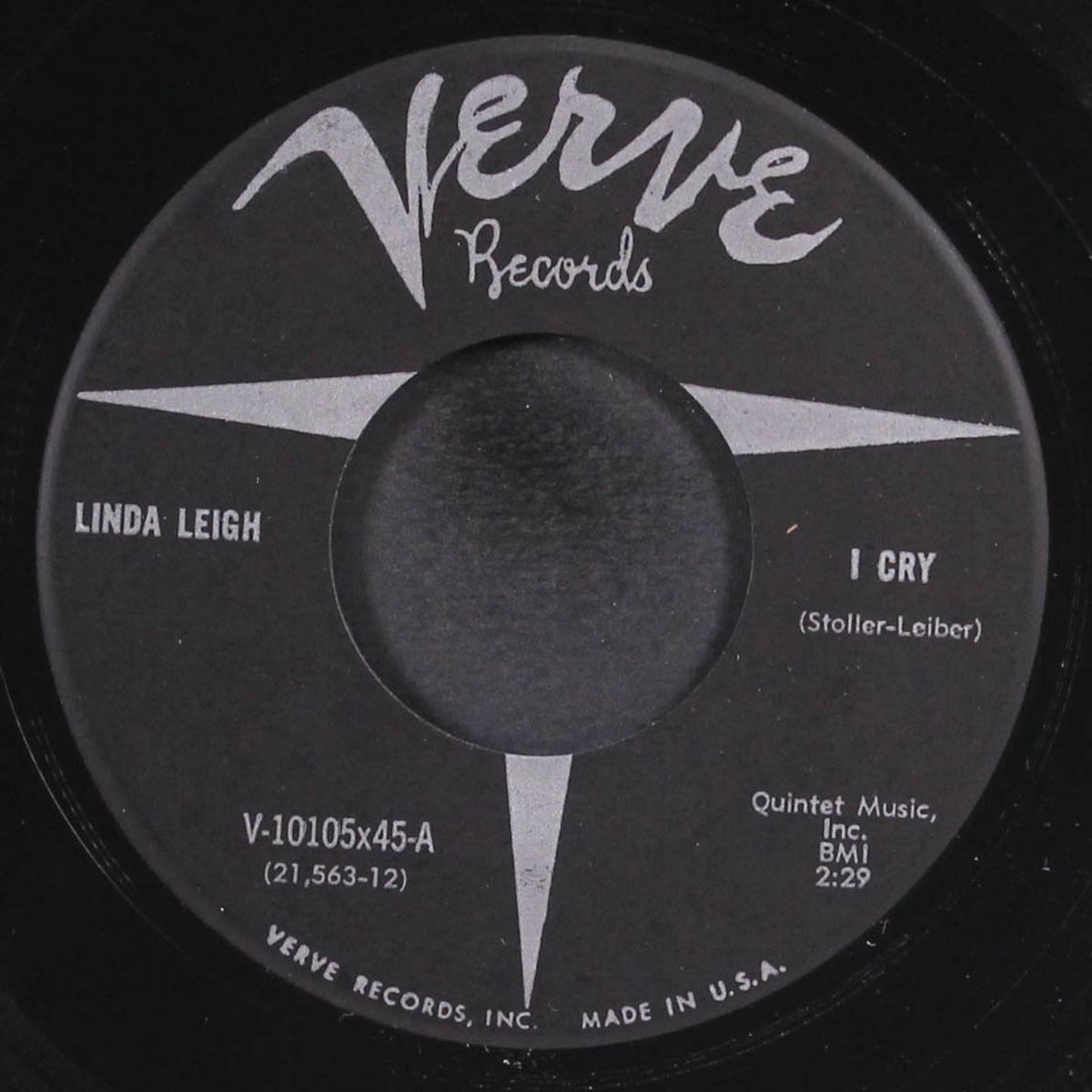i cry / what good does it do me by LINDA LEIGH