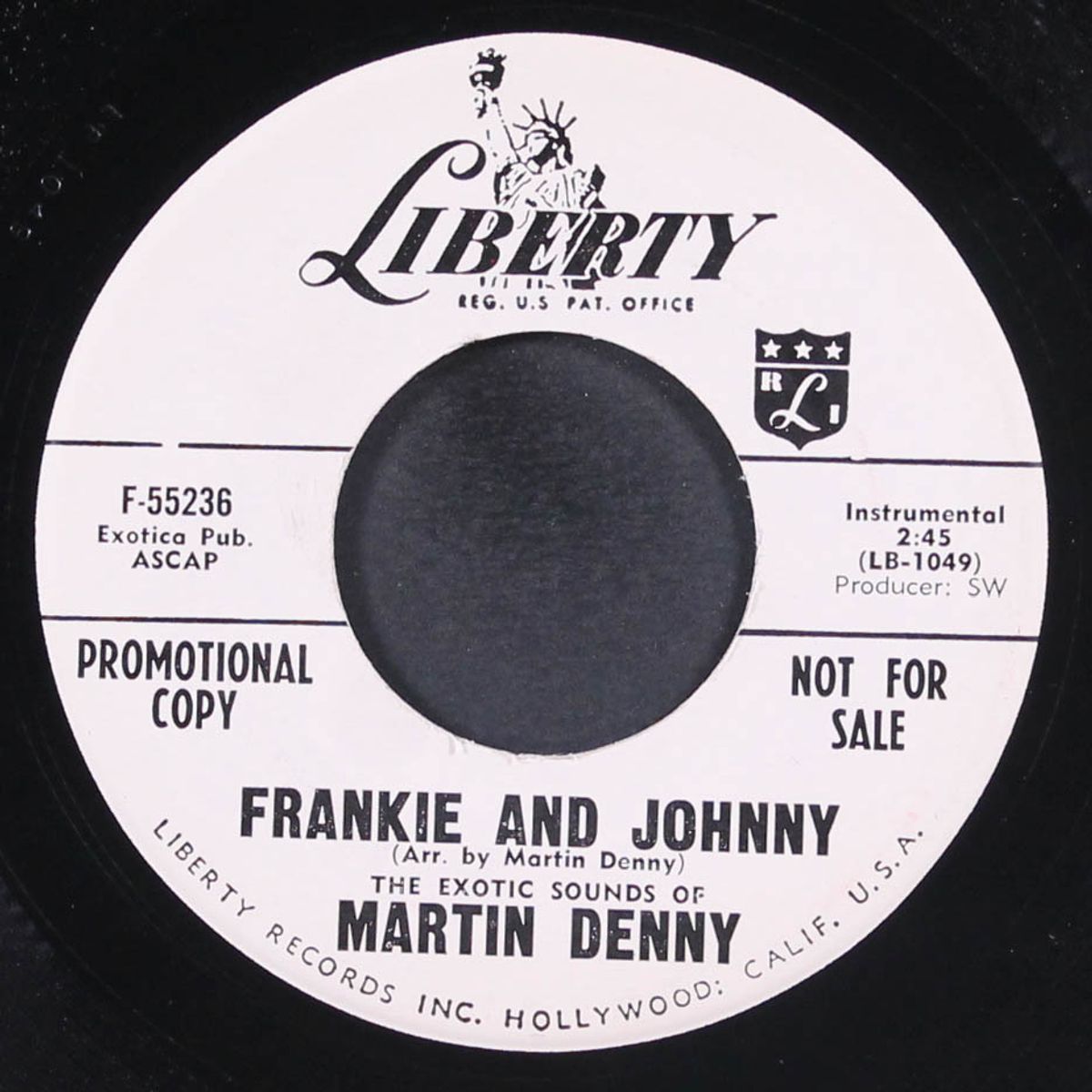 frankie and johnny / banana choo choo by MARTIN DENNY
