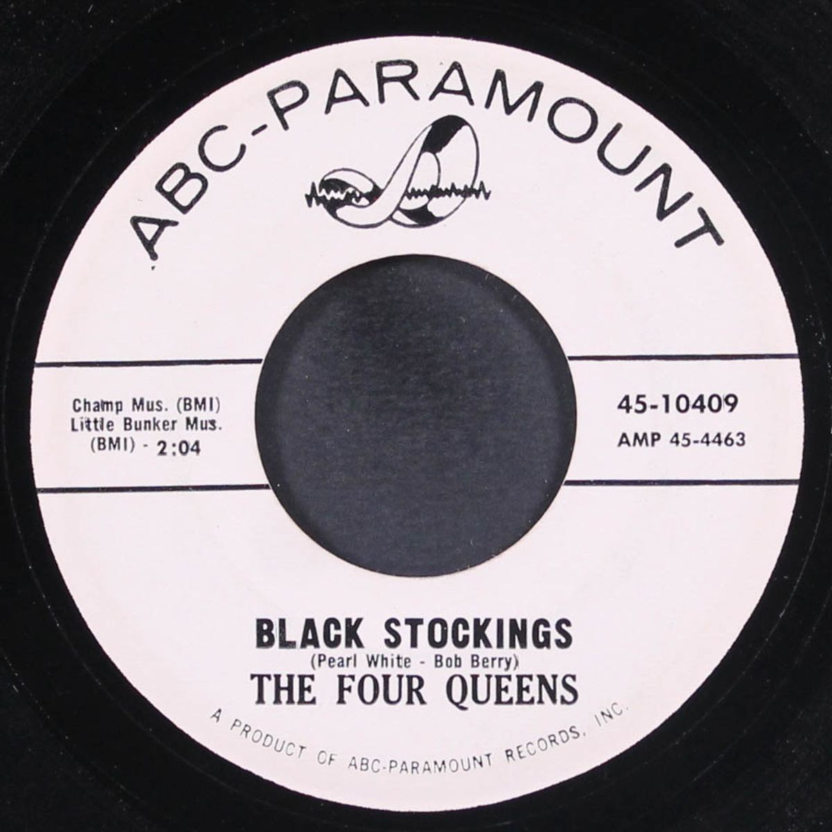 it's too late / black stockings by FOUR QUEENS