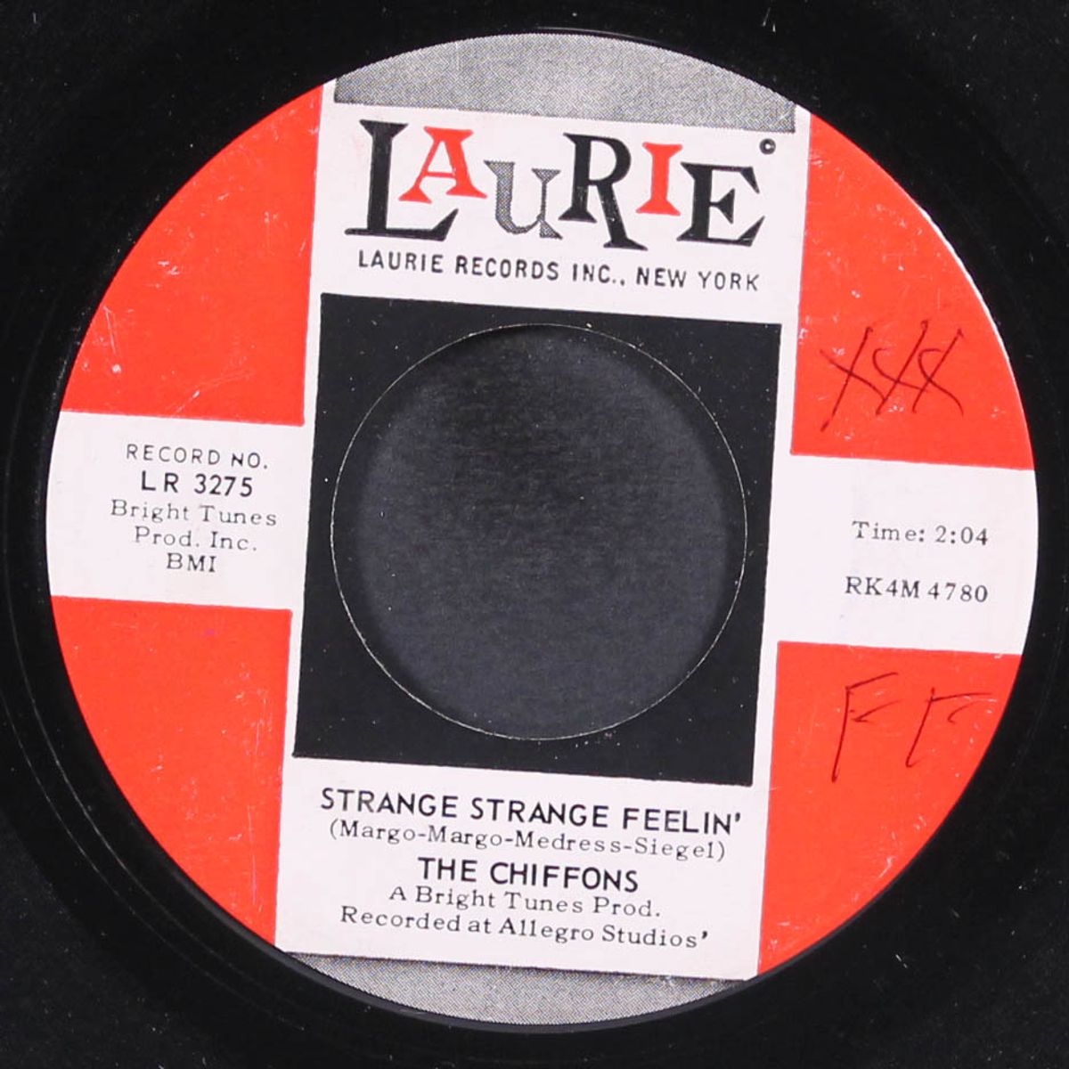 strange strange feeling / what am i gonna do with you by CHIFFONS
