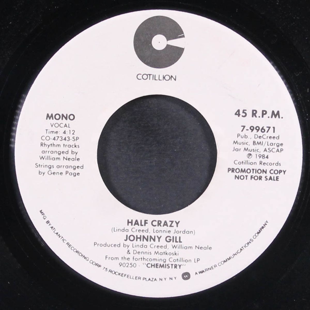half crazy / mono by JOHNNY GILL