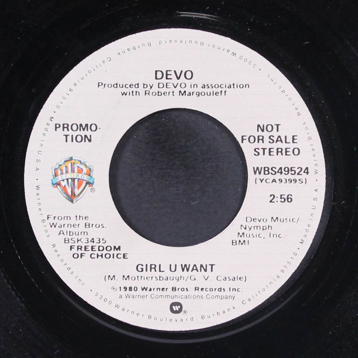 girl u want / mono by DEVO