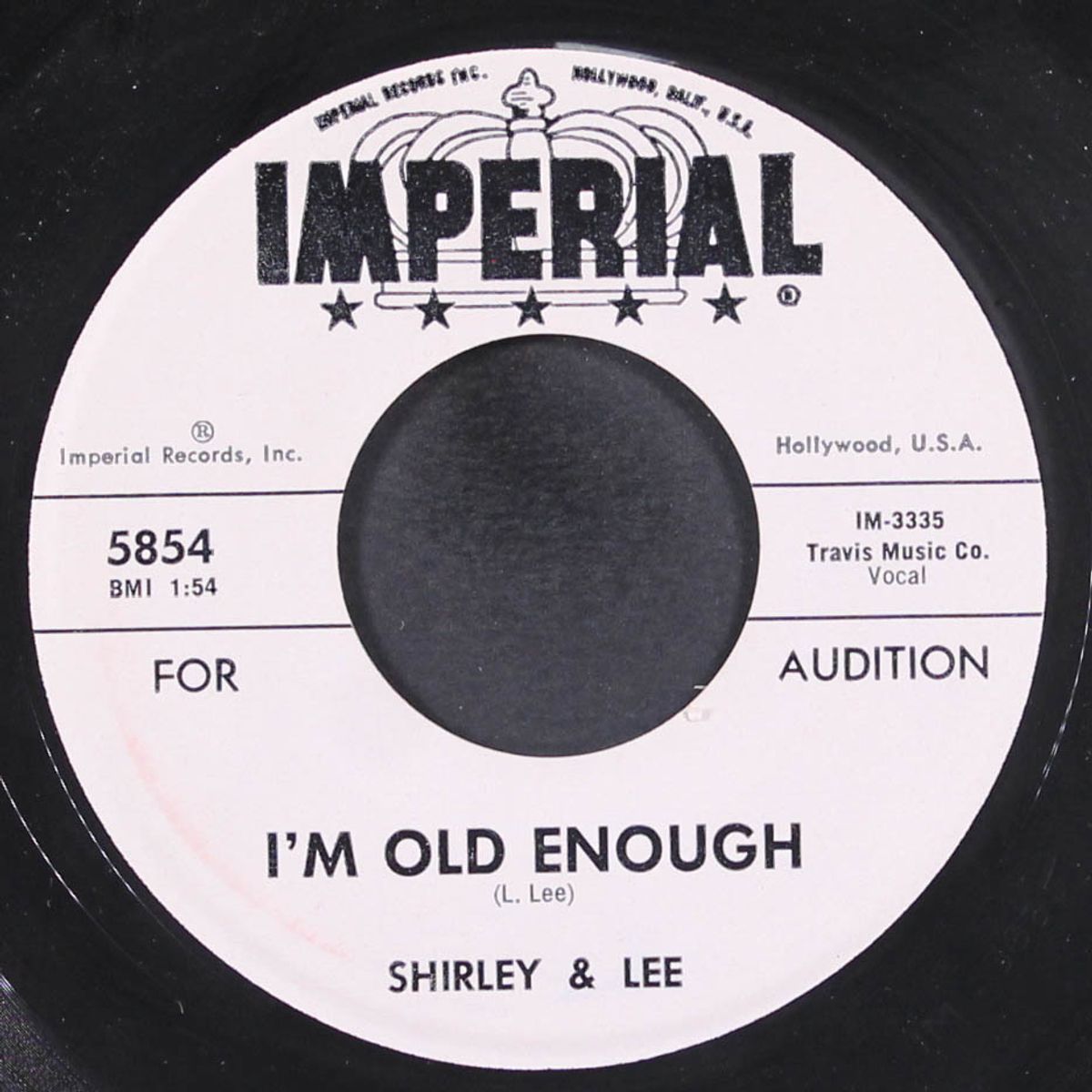 my last letter / i'm old enough by SHIRLEY & LEE
