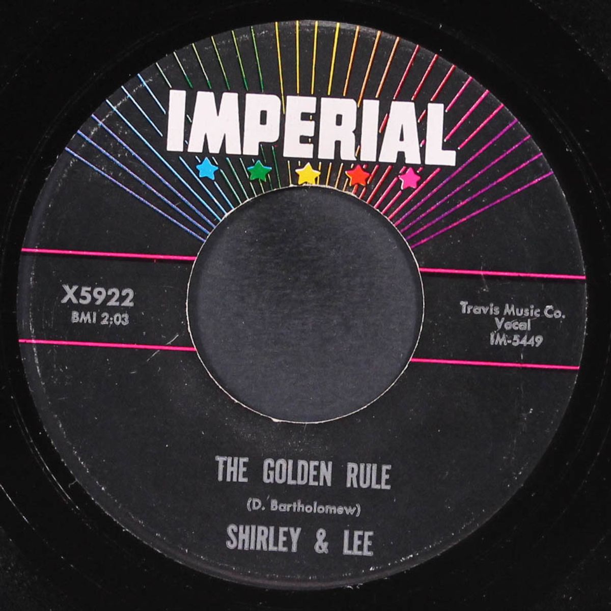 hey little boy / the golden rule by SHIRLEY & LEE