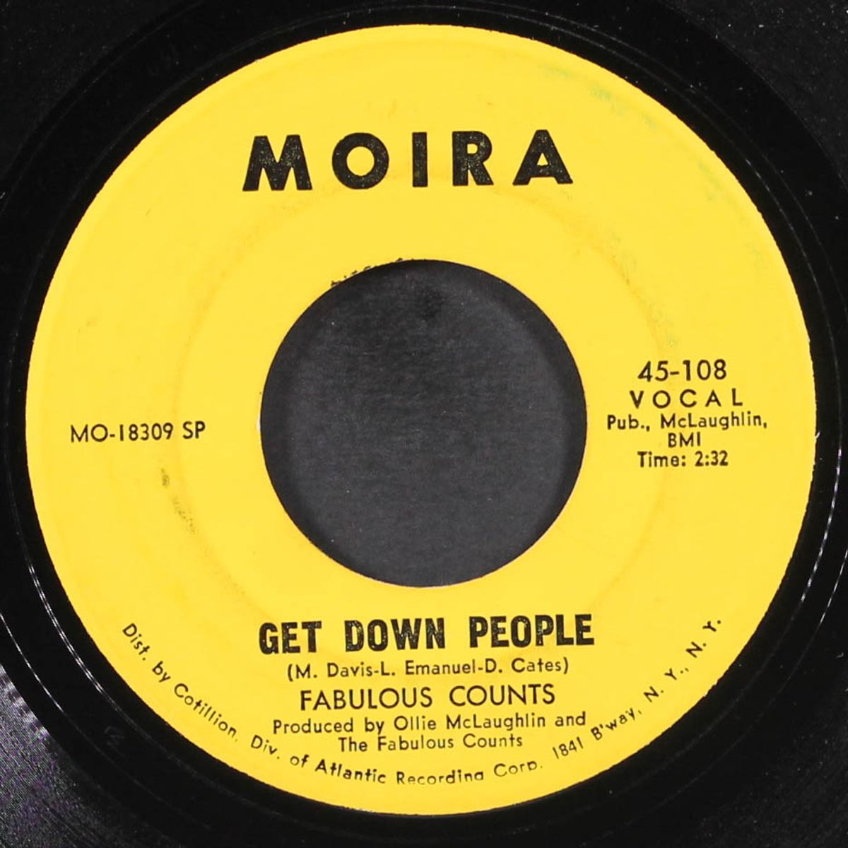 get down people / lunar funk by FABULOUS COUNTS