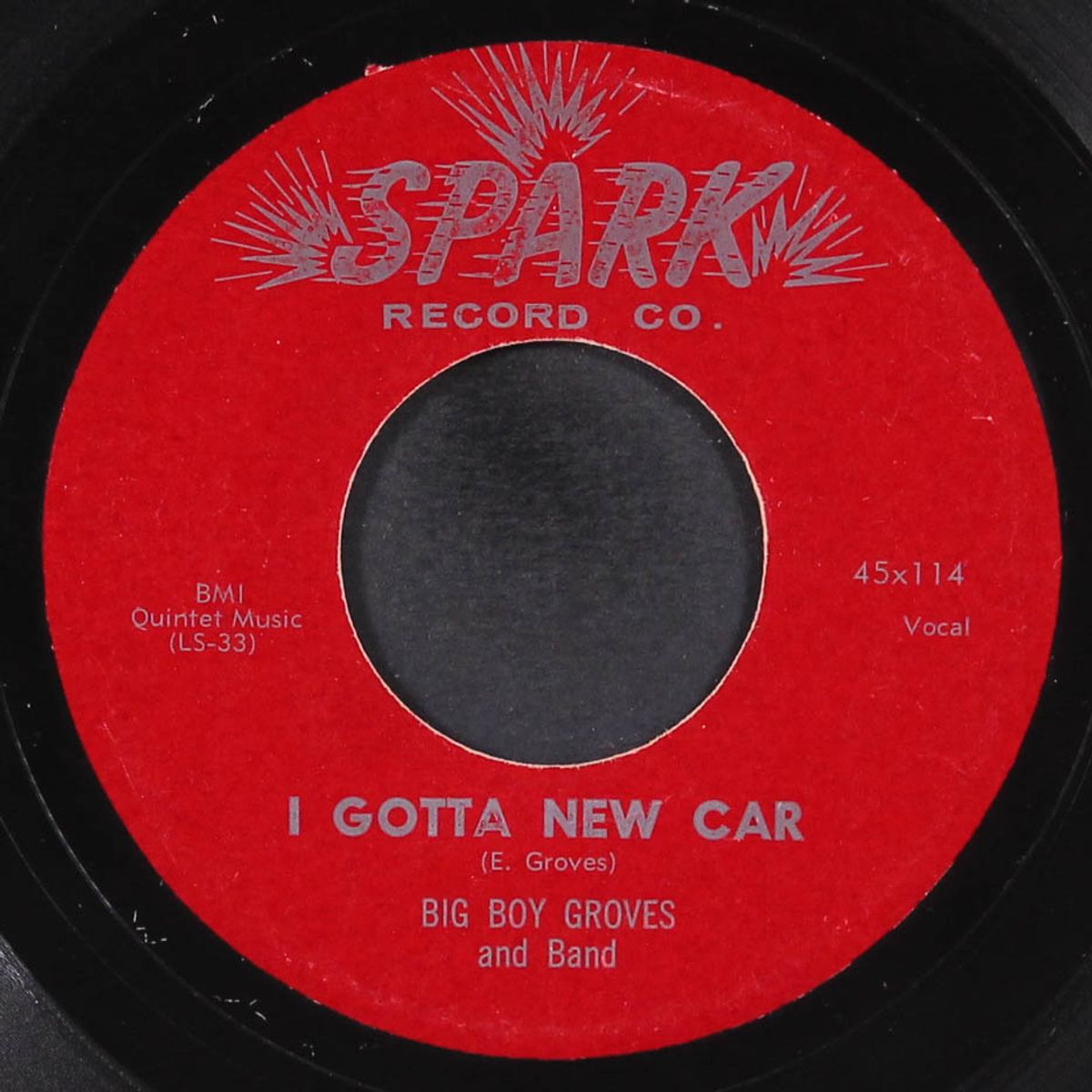 i gotta new car / midnight special by BIG BOY GROVES