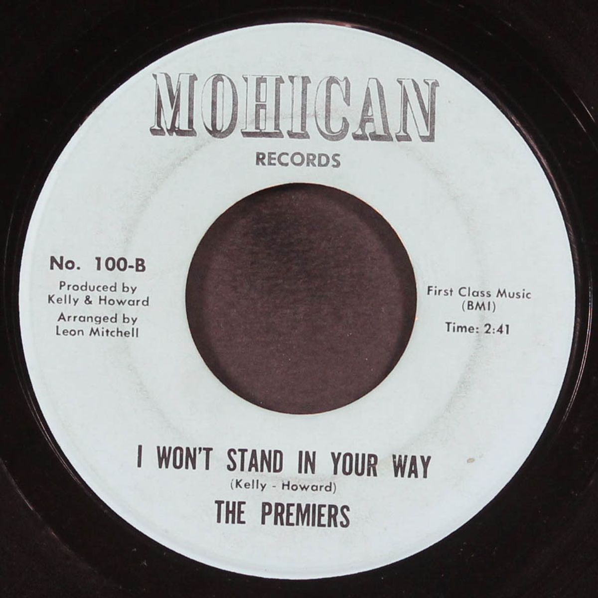 lonely weatherman / i won't stand in your way by PREMIERS