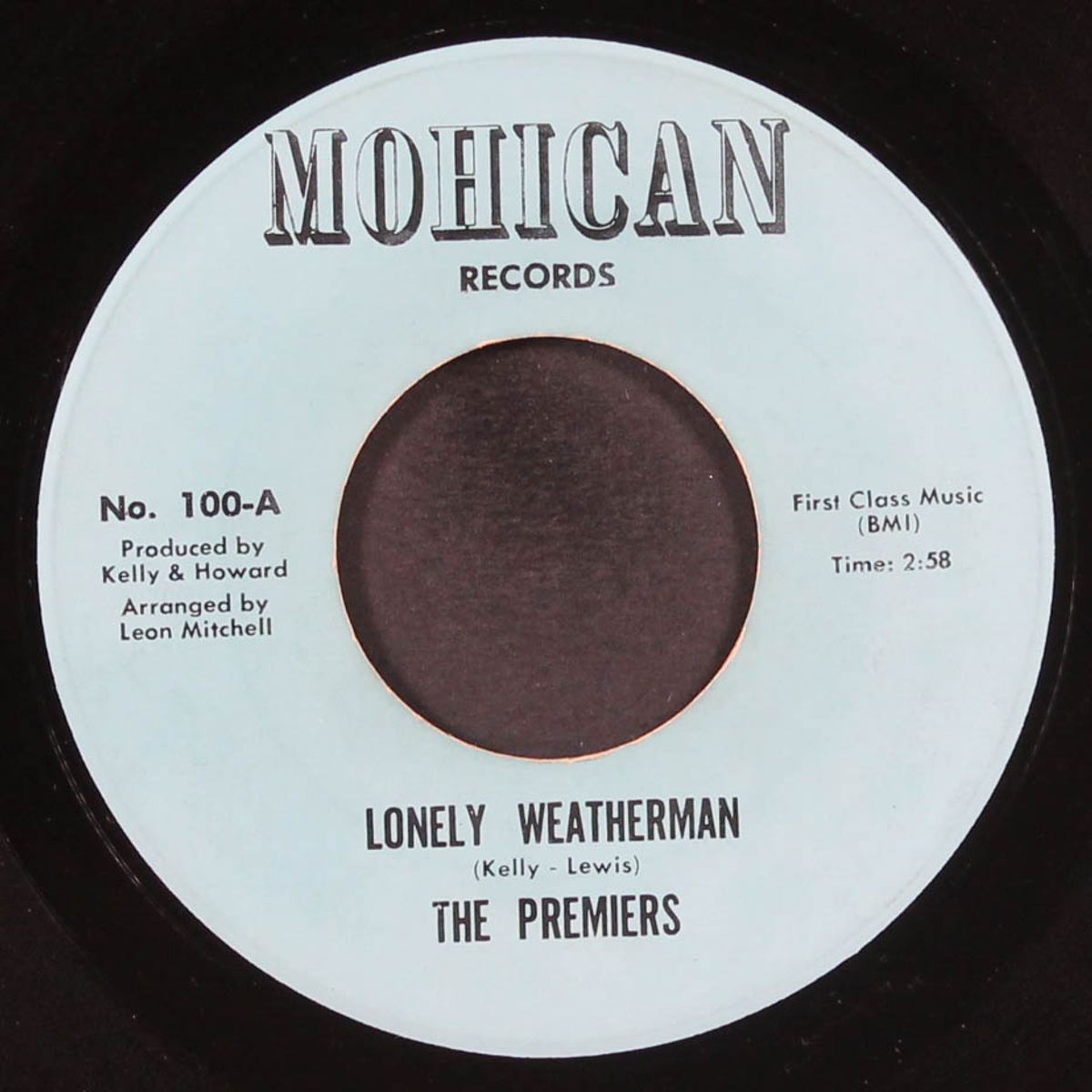 lonely weatherman / i won't stand in your way by PREMIERS