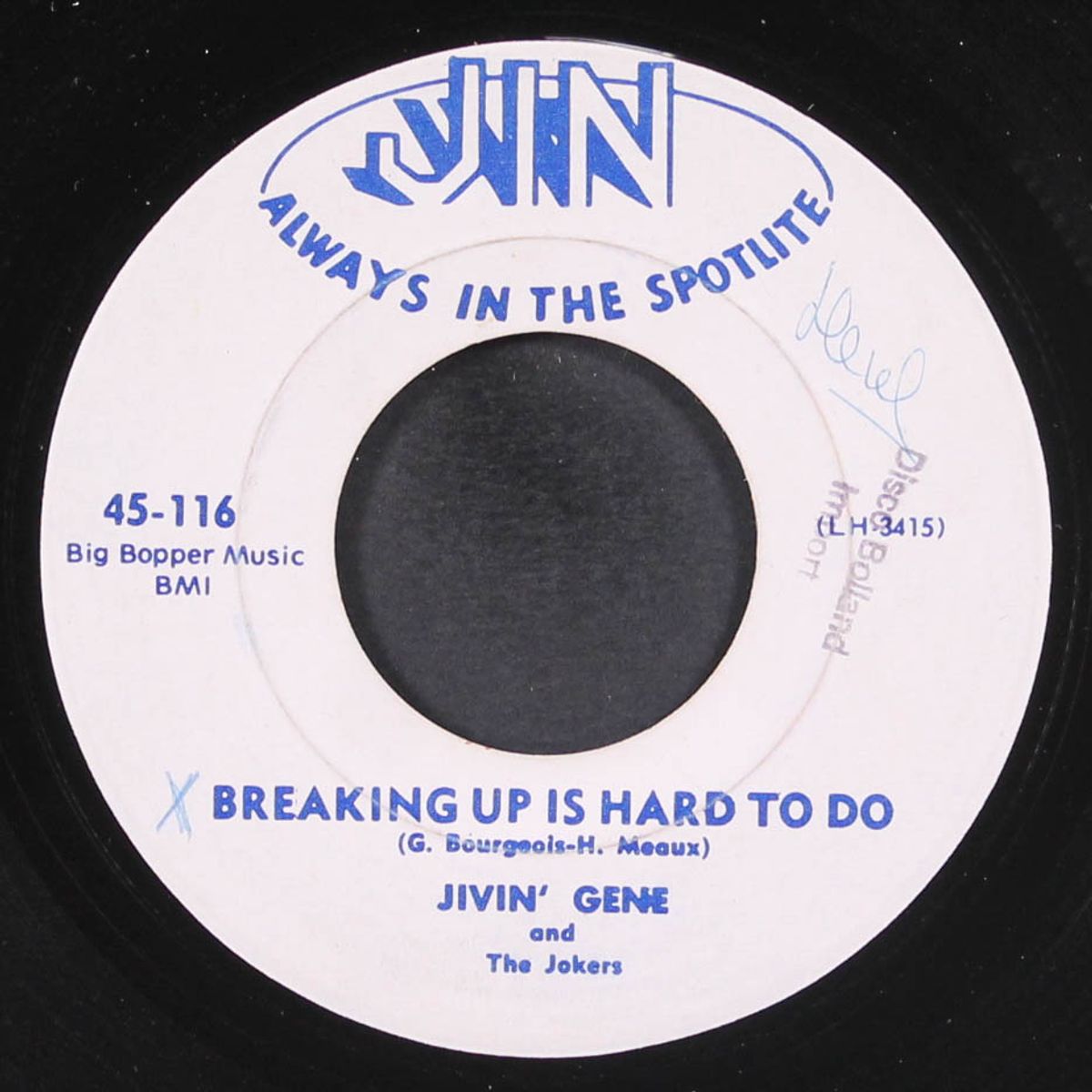 breaking up is hard to do by JIVIN' GENE