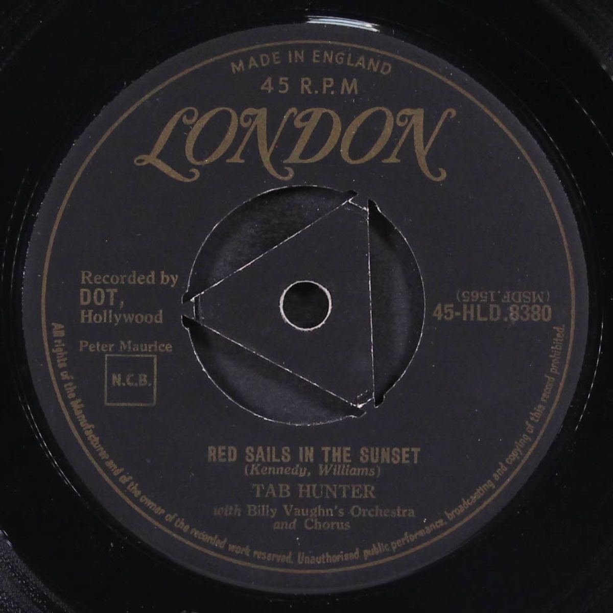 young love / red sails in the sunset by TAB HUNTER
