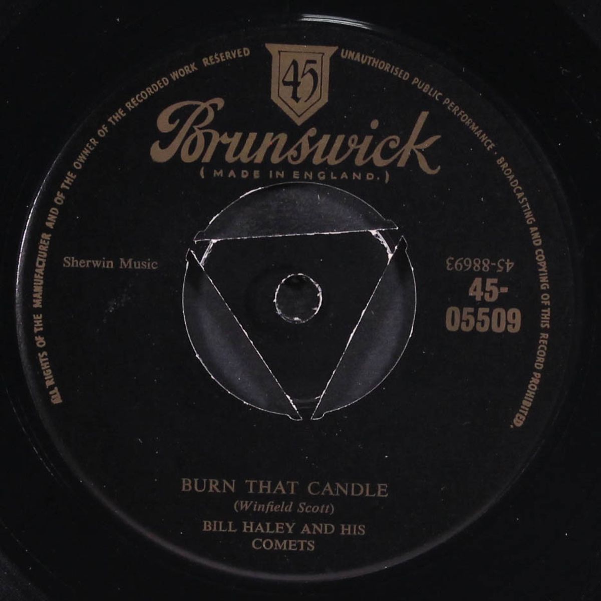 burn that candle / rock-a-beatin' boogie by BILL HALEY