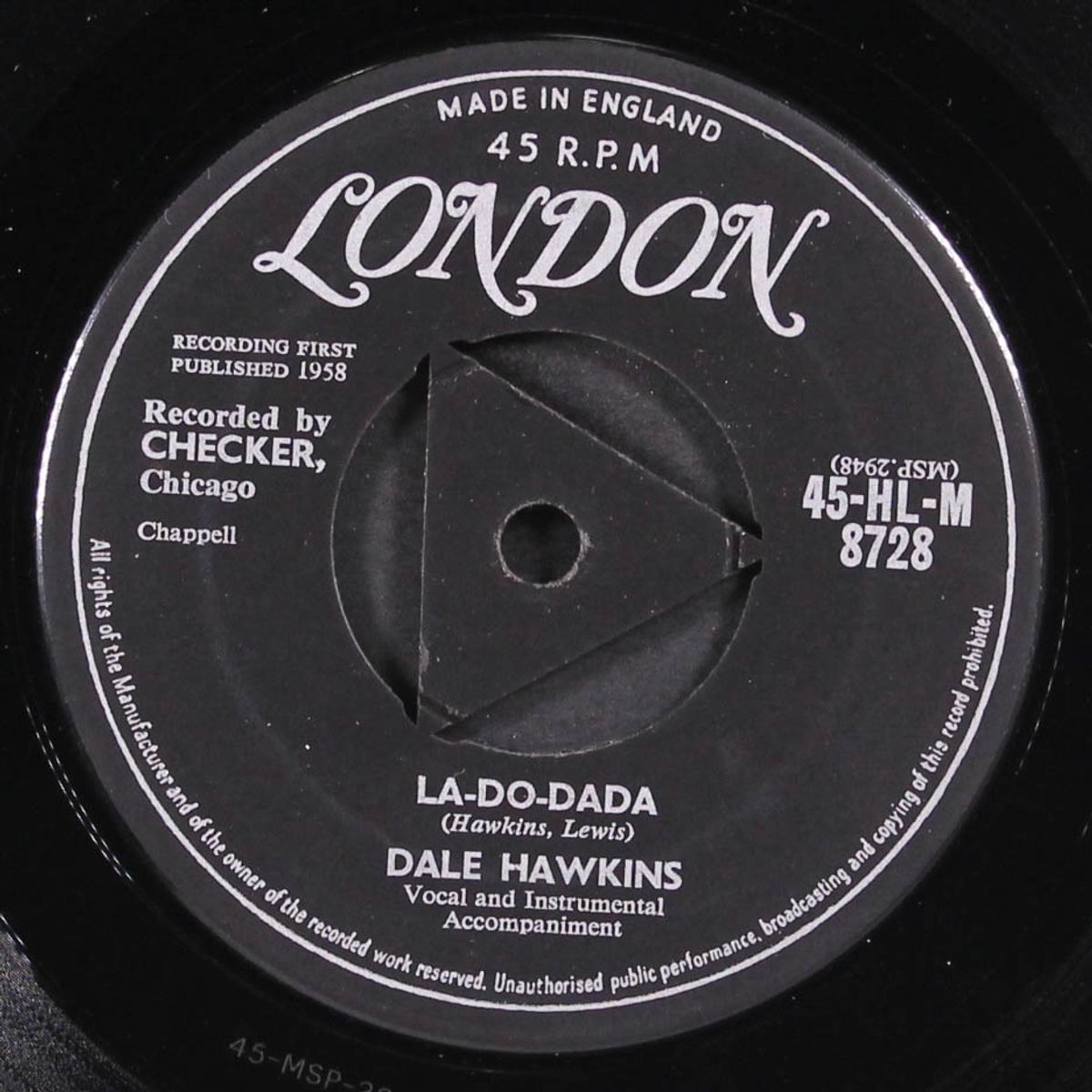 la-do-dada / crossties by DALE HAWKINS