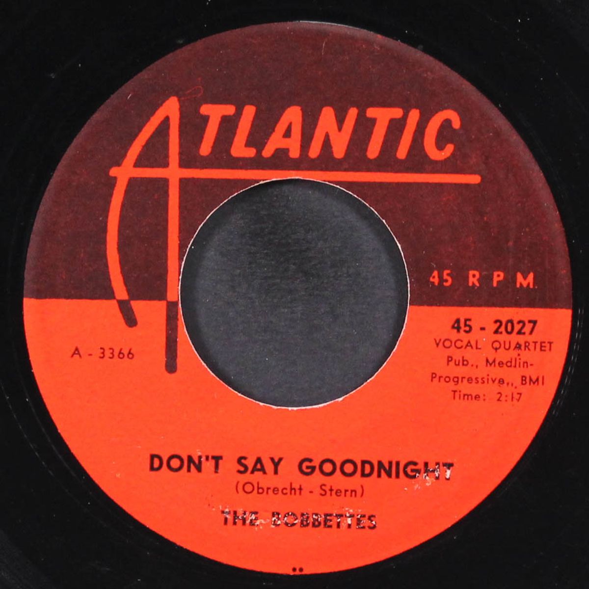 don't say goodnight / you are my sweetheart by BOBBETTES