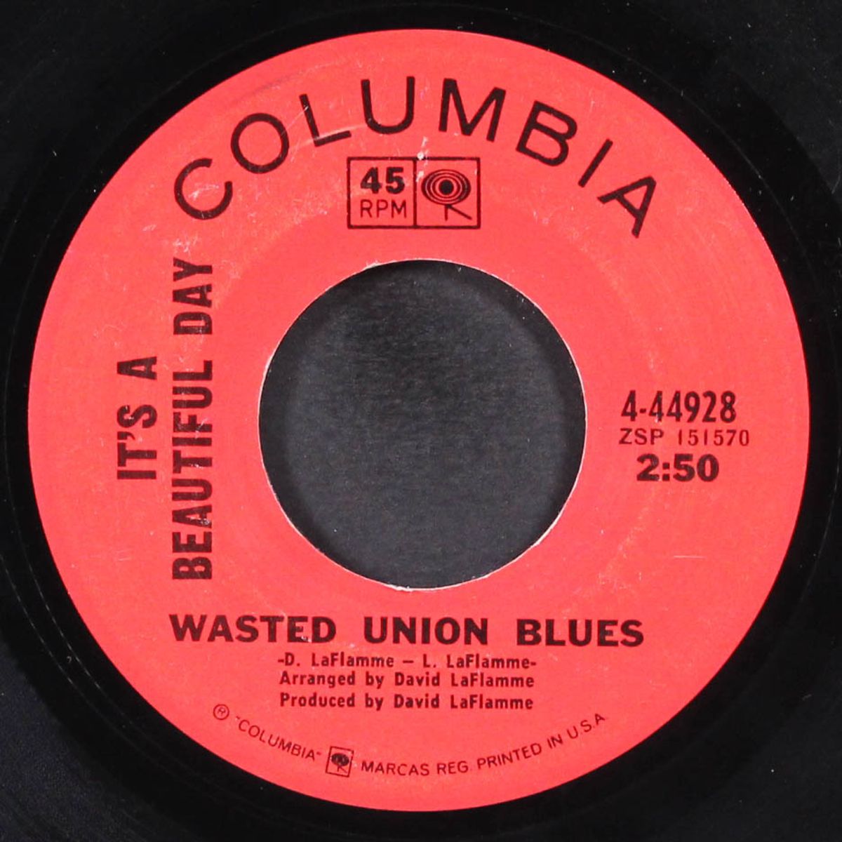 white bird / wasted union blues by IT'S A BEAUTIFUL DAY
