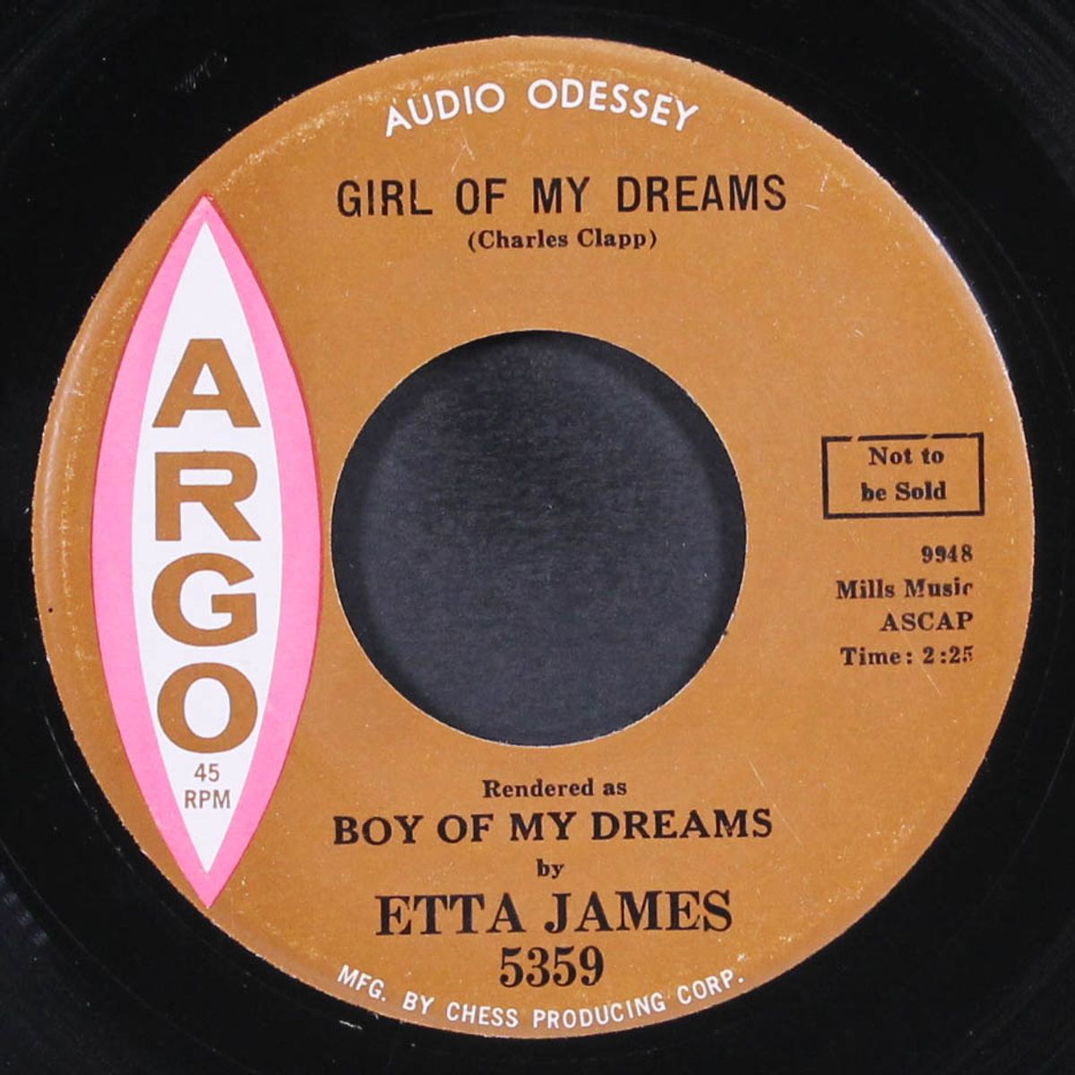 all i could do was cry / girl of my dreams by ETTA JAMES