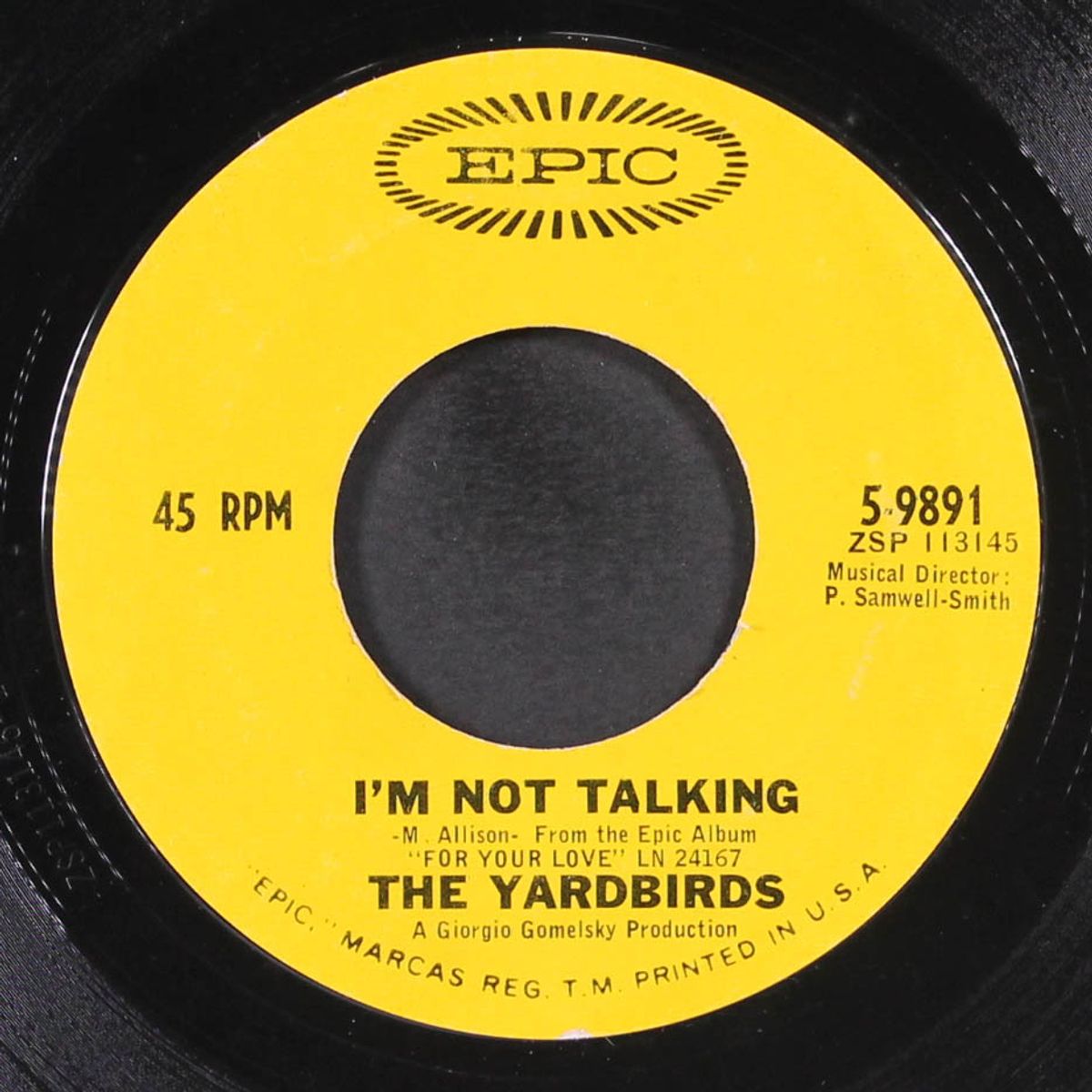 shapes of things / i'm not talking by YARDBIRDS