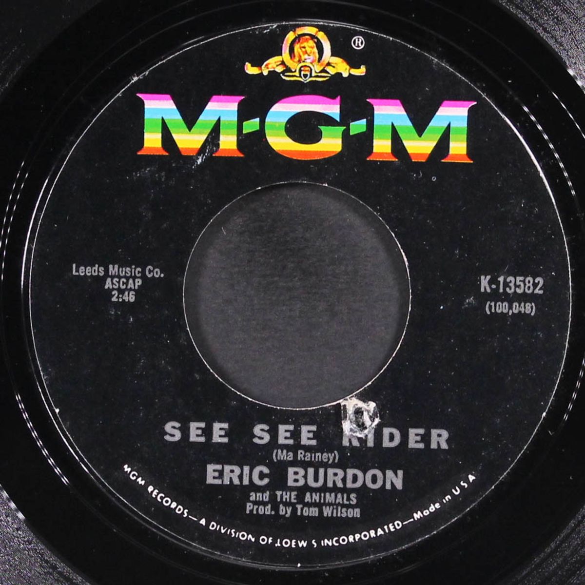 see see rider / she'll return it by ERIC BURDON & ANIMALS