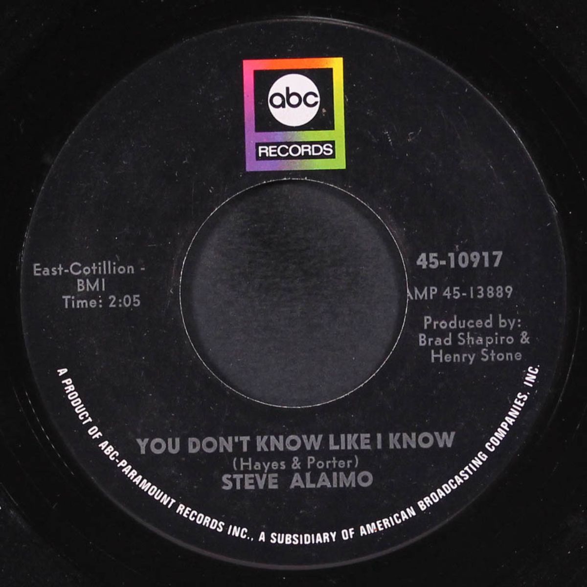 you don't know like i know / you don't love me by STEVE ALAIMO