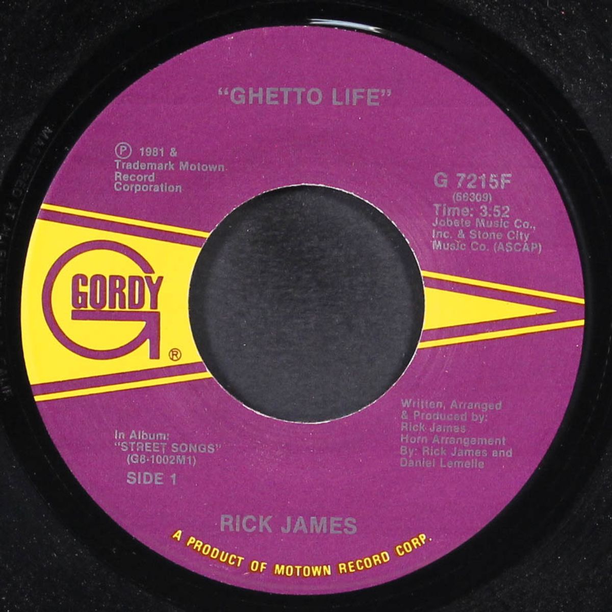 ghetto life / below the funk by RICK JAMES