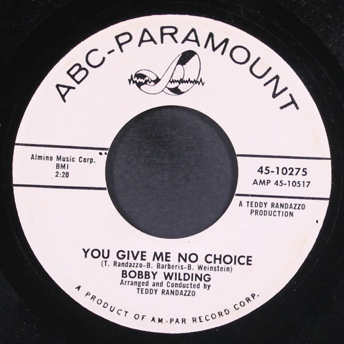 you give me no choice / mama by BOBBY WILDING