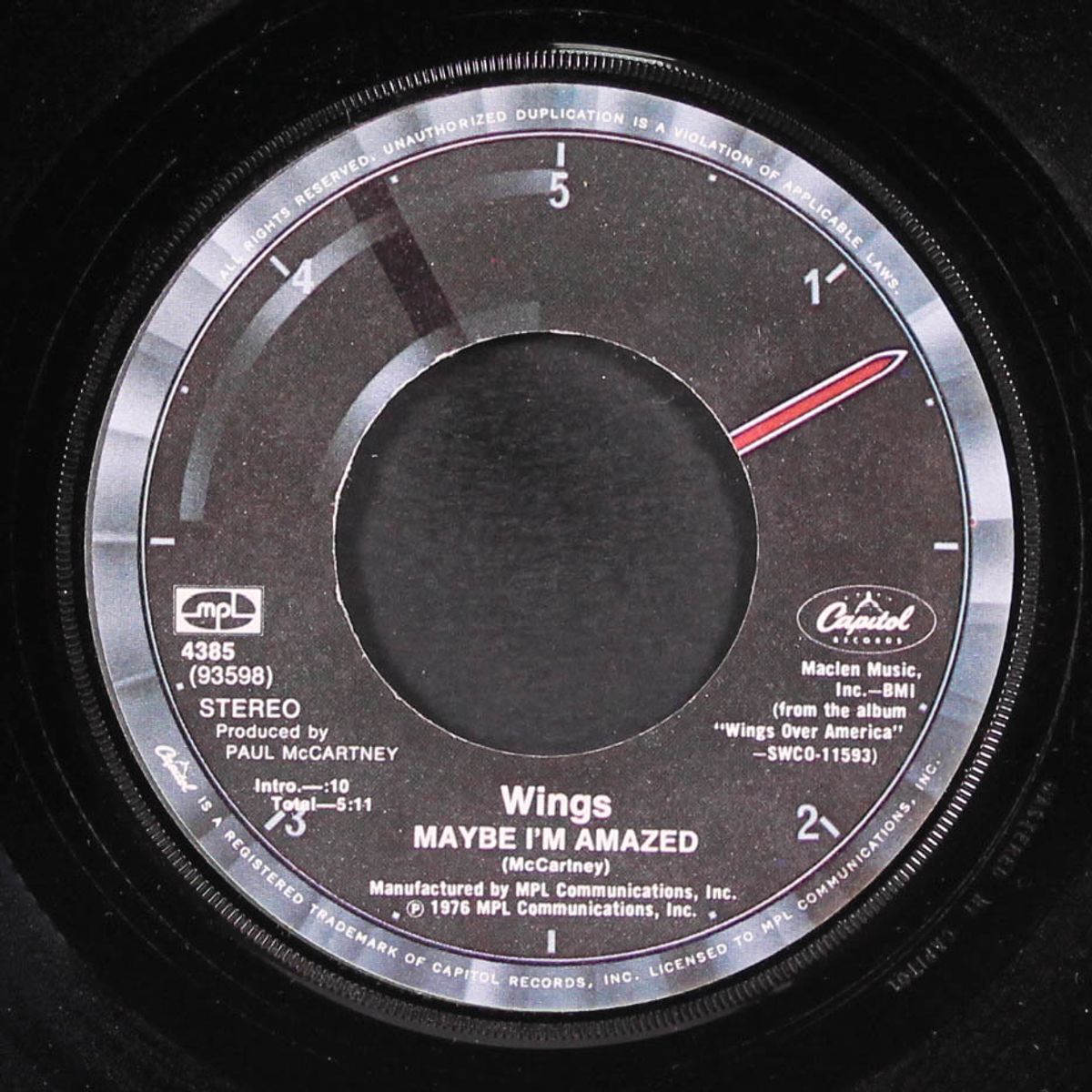 maybe i'm amazed / soily by WINGS