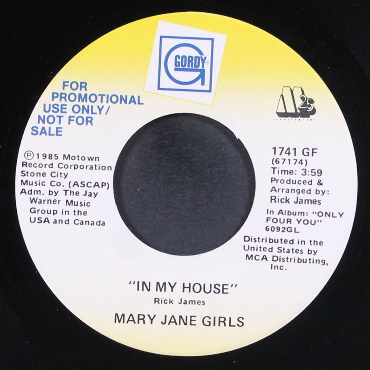 in my house / same by MARY JANE GIRLS
