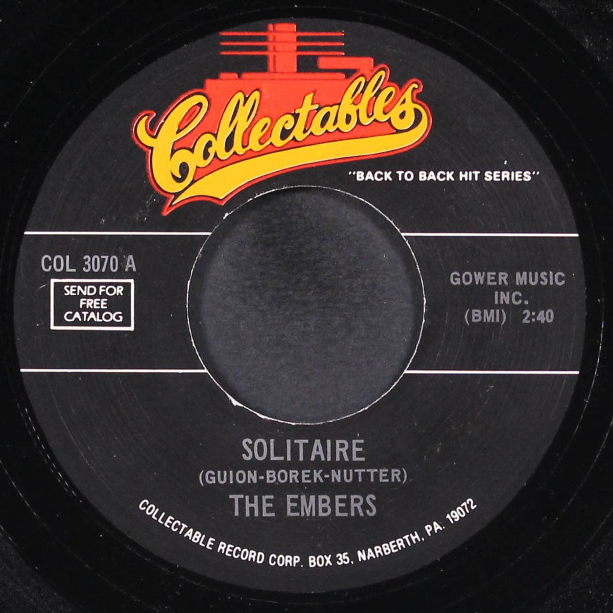 solitaire / harlem shuffle by EMBERS / BOB & EARL