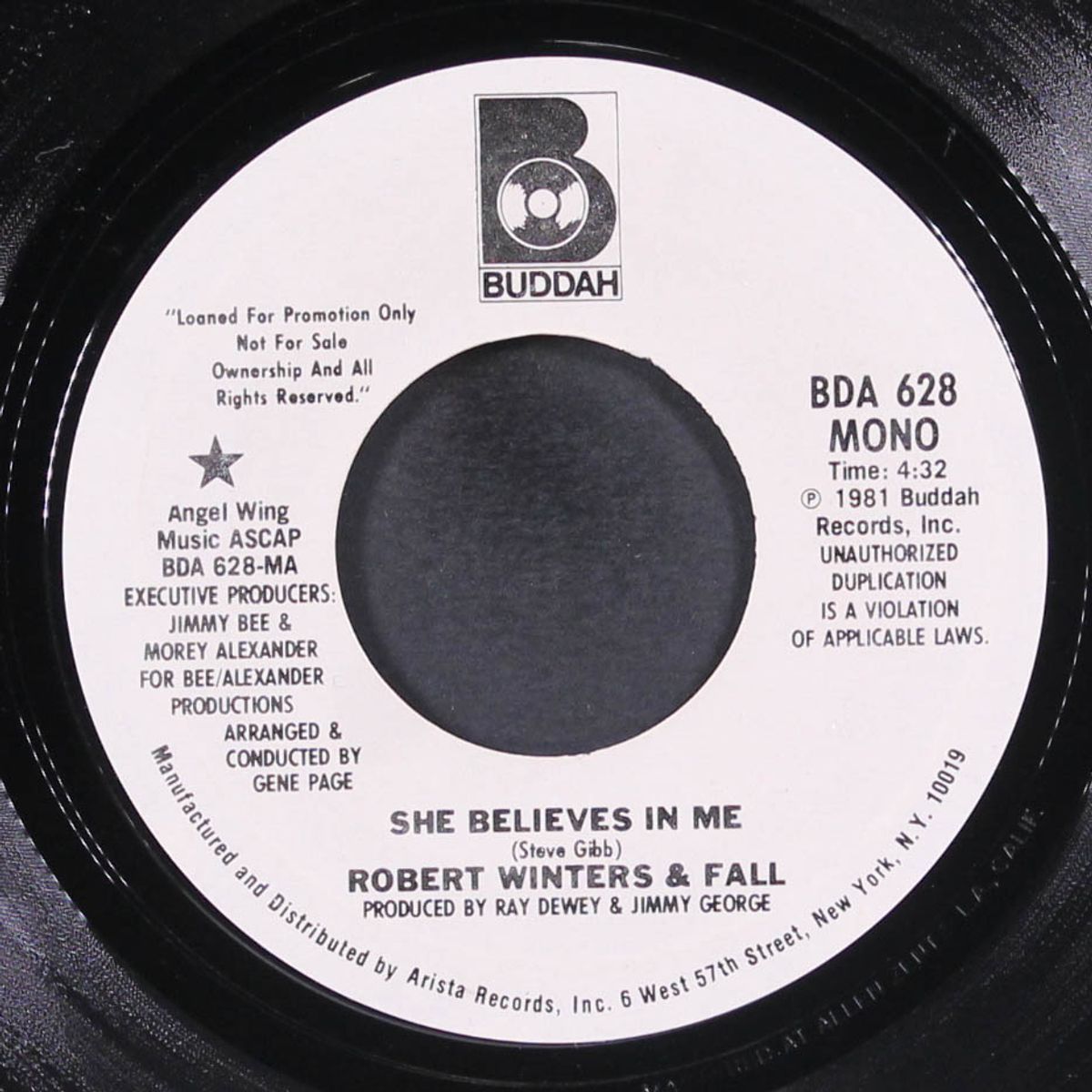 she believes in me / mono by ROBERT WINTERS & FALL