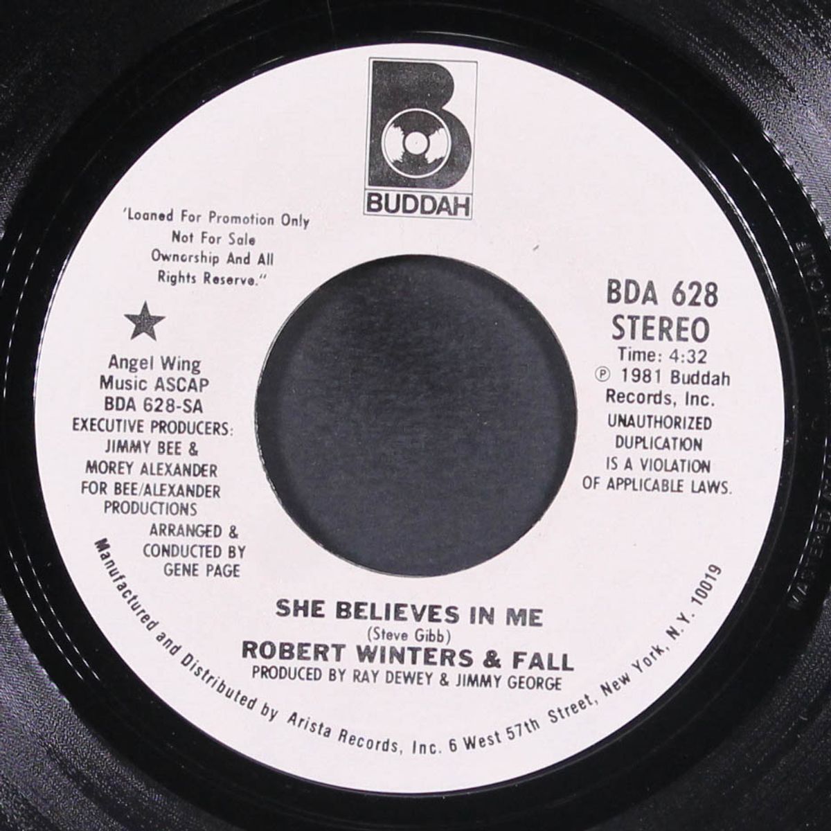 she believes in me / mono by ROBERT WINTERS & FALL