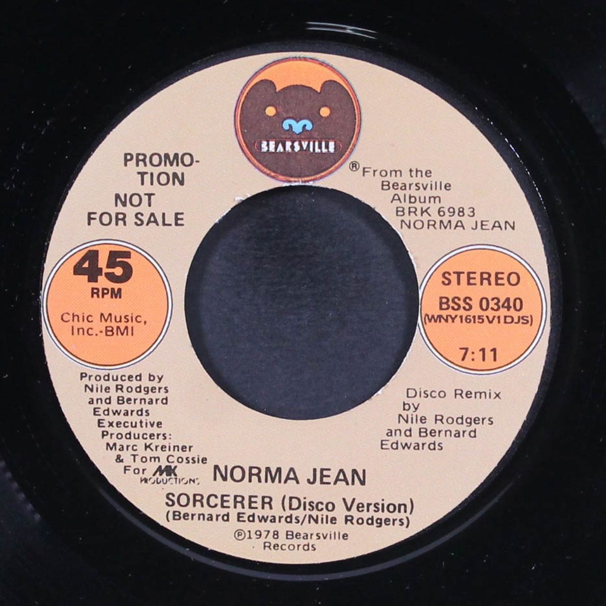 sorcerer (edit) / sorcerer (disco version) by NORMA JEAN