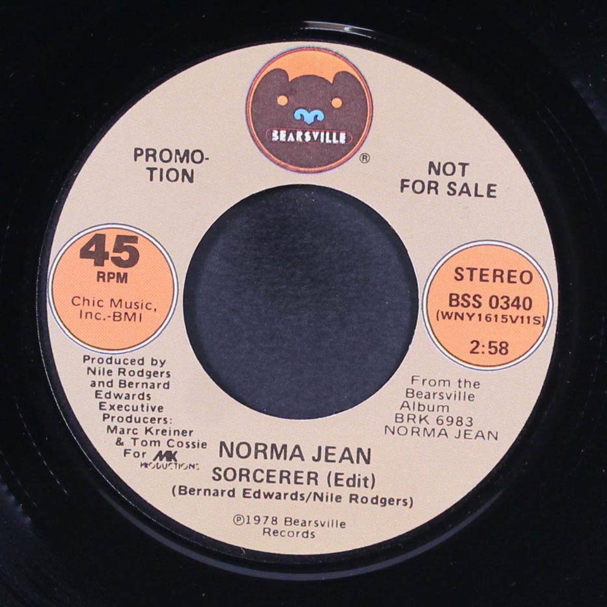 sorcerer (edit) / sorcerer (disco version) by NORMA JEAN
