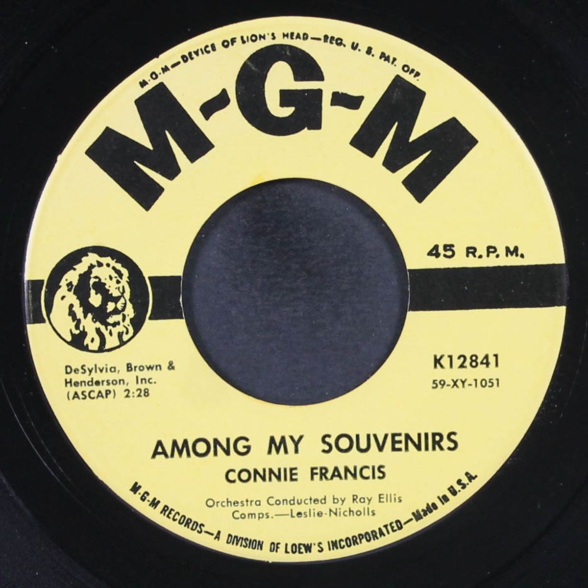 god bless america / among my souvenirs by CONNIE FRANCIS