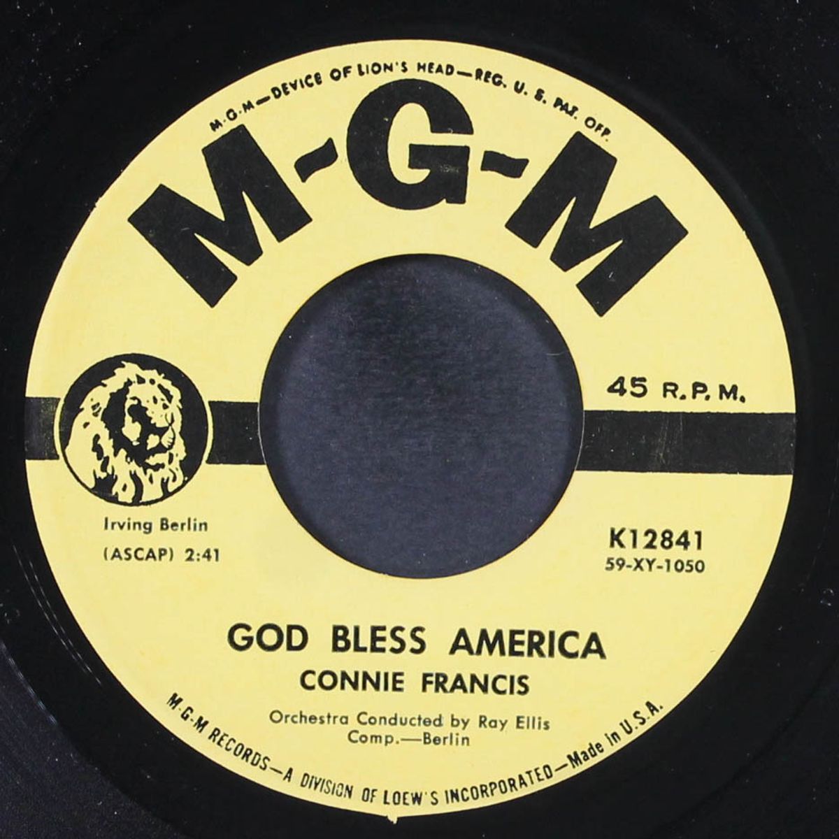 god bless america / among my souvenirs by CONNIE FRANCIS