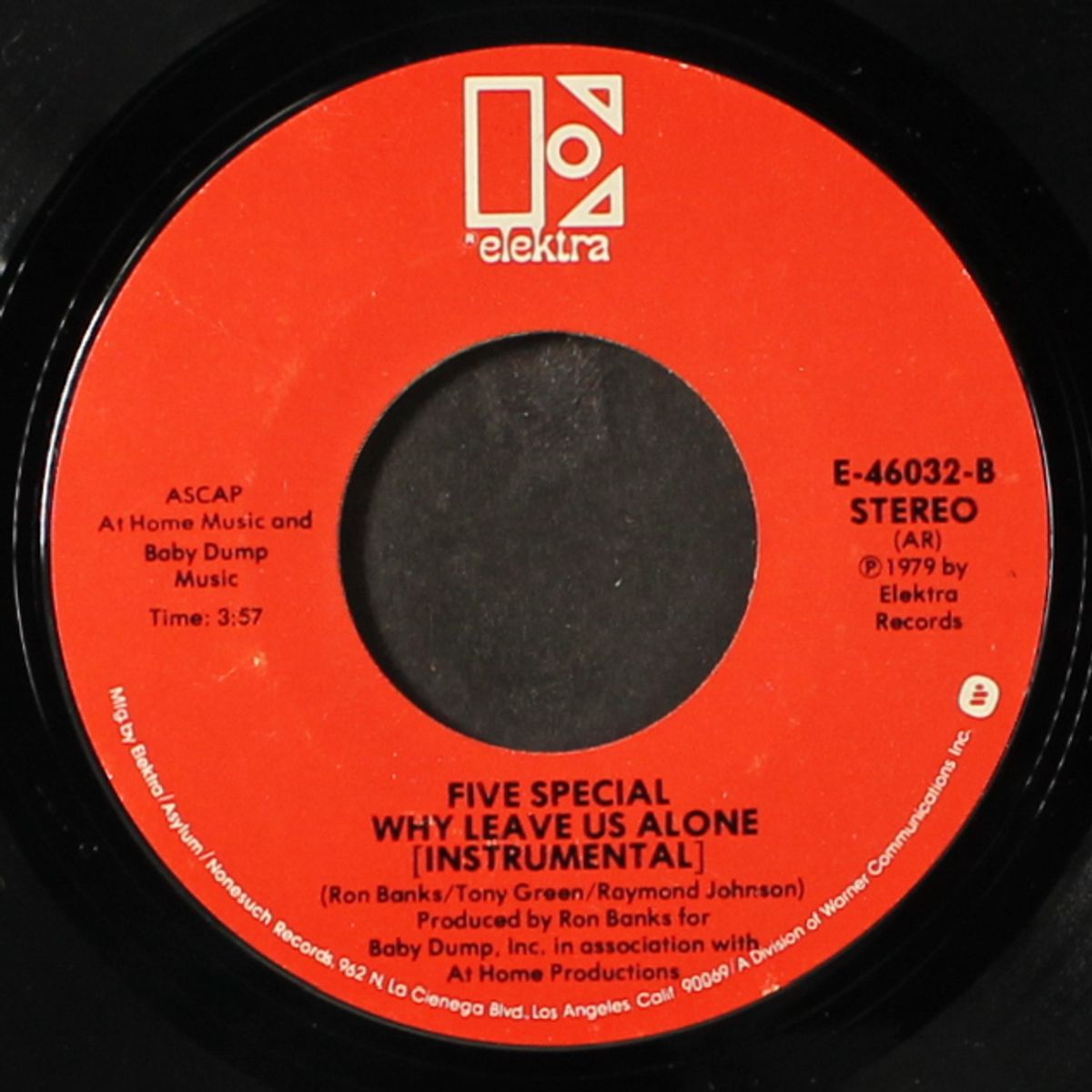 why leave us alone / instrumental by FIVE SPECIAL