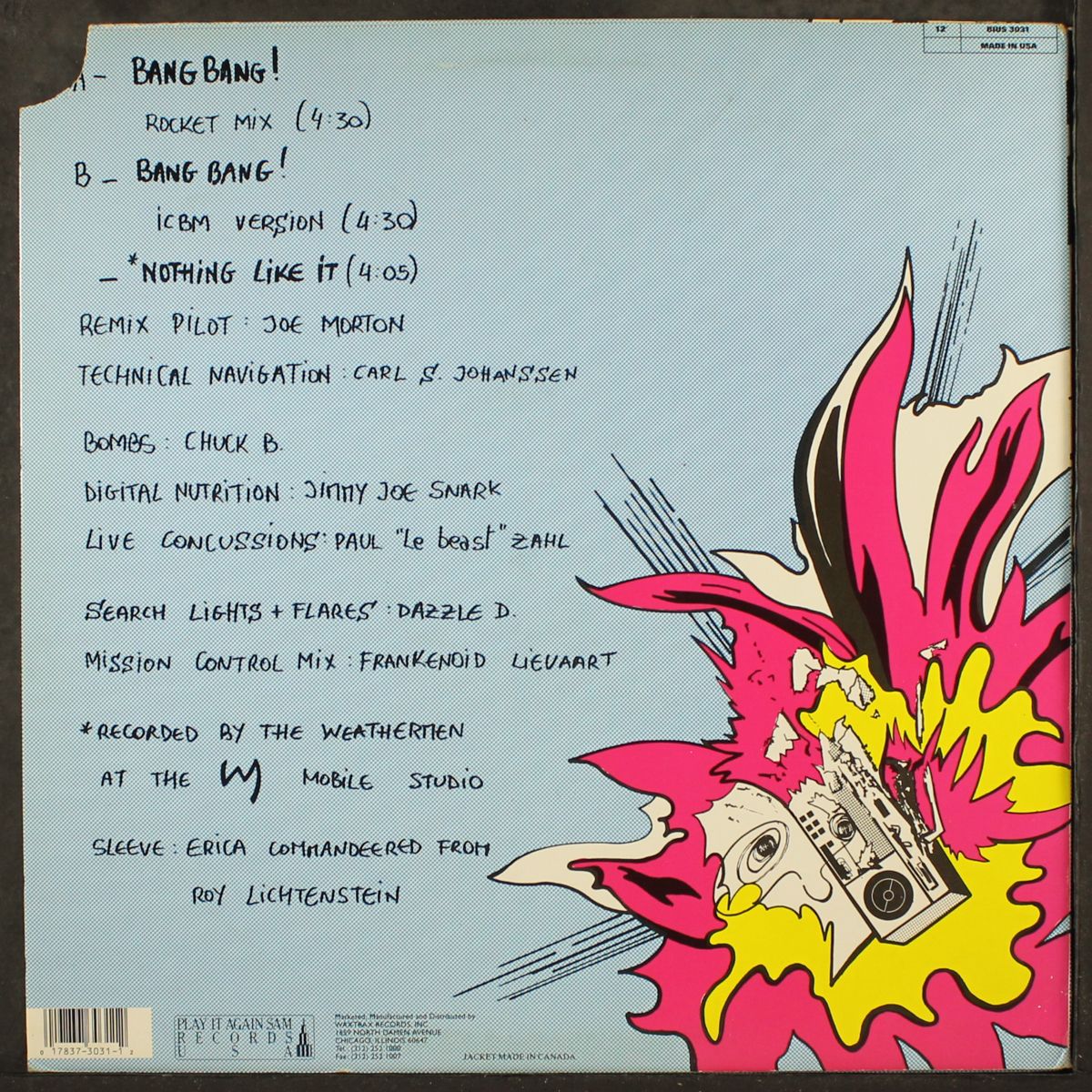 bang bang! by WEATHERMEN